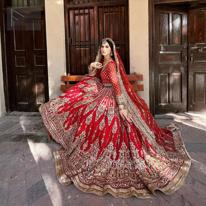 Maha Wajahat Khan - Luxury Bridal Lehenga My Store