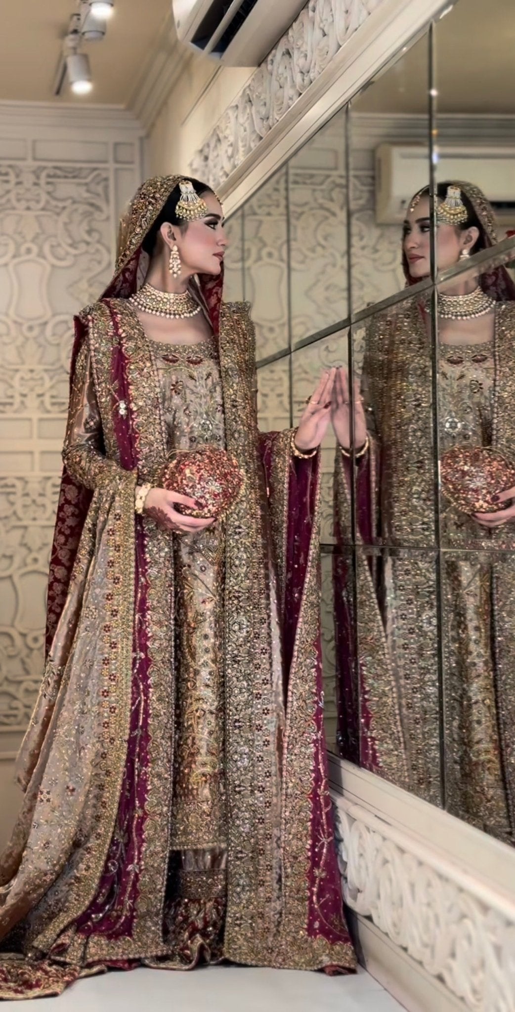 Haris Shakeel - Areeba (with 2 heavy duppatas) Ayla's Atelier