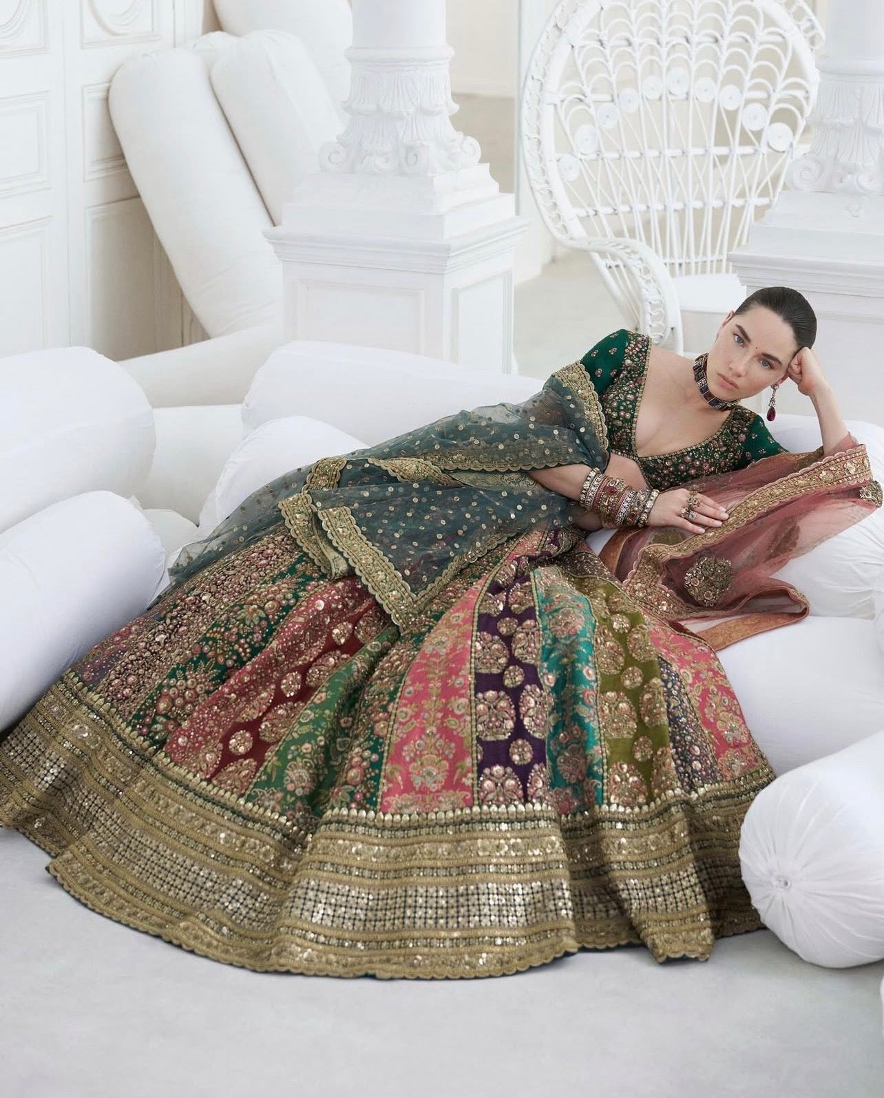 Sabyasachi Mukherjee - Multi with 18 panels Ayla's Atelier