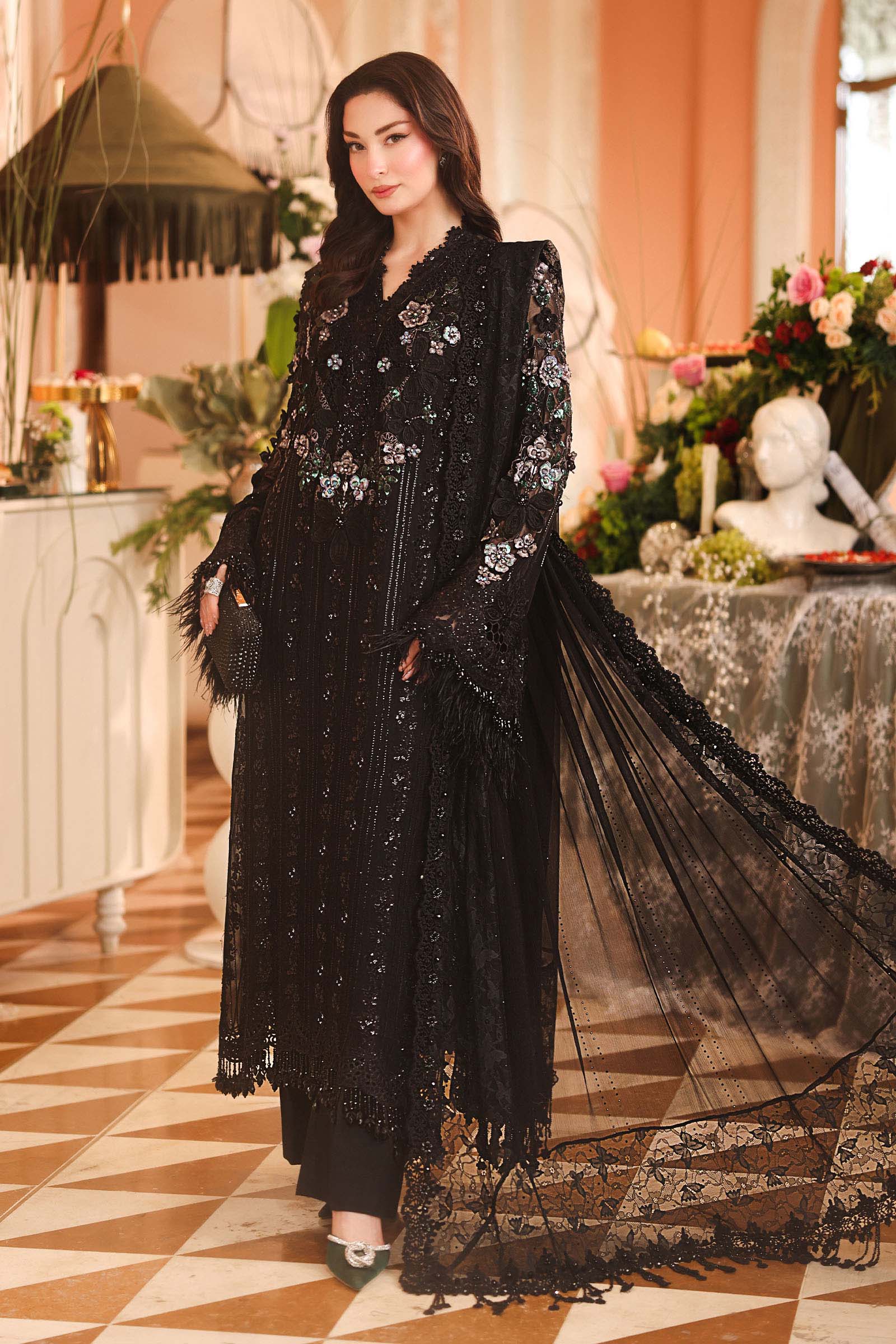 Maria.B Chiffons (MPC-26-204-Black) Ayla's Atelier