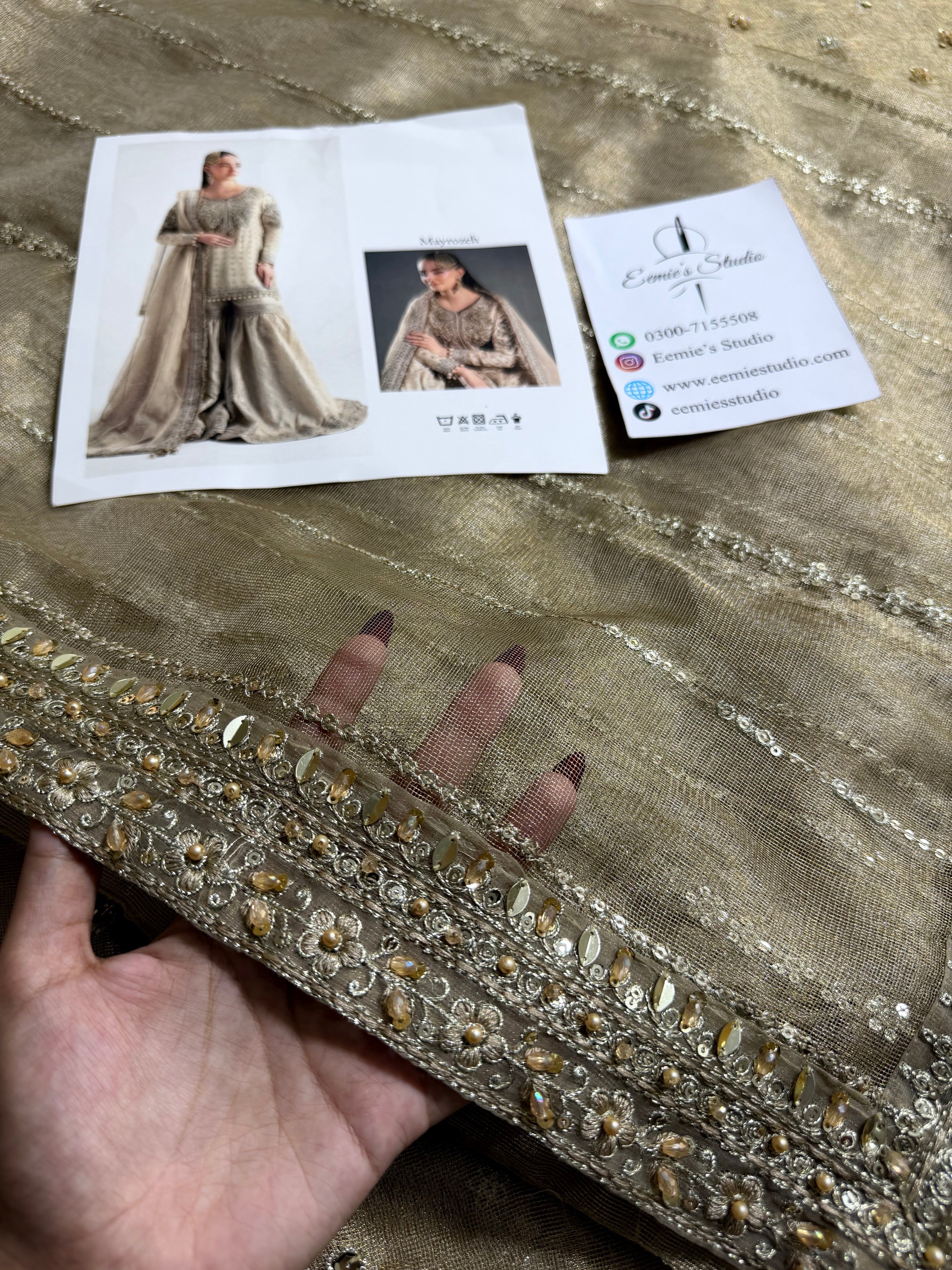 Maria.B Retro Shadmani Couture - Mayrozeh Ayla's Atelier