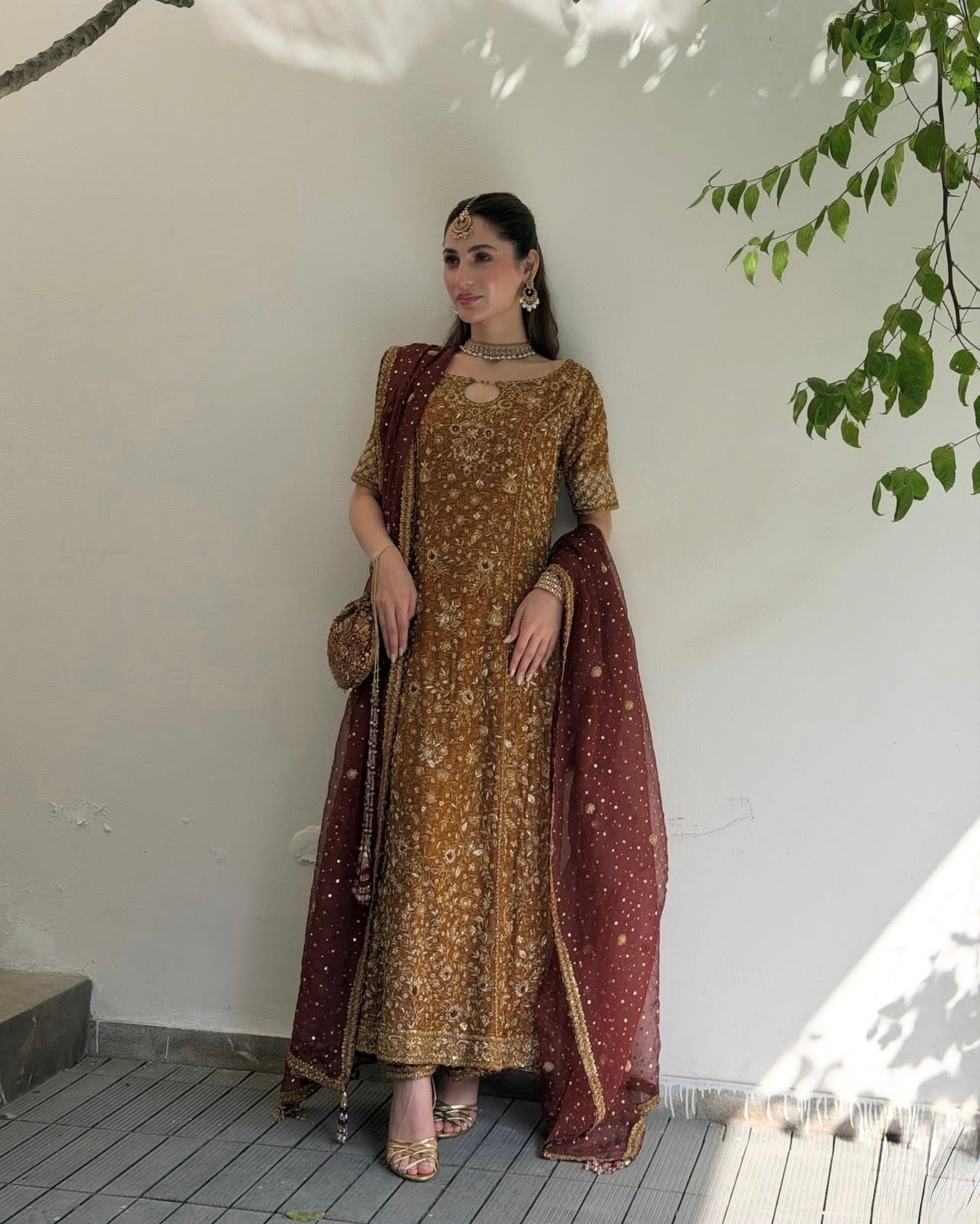Zeeshan Danish - Burnt Orange Ayla's Atelier