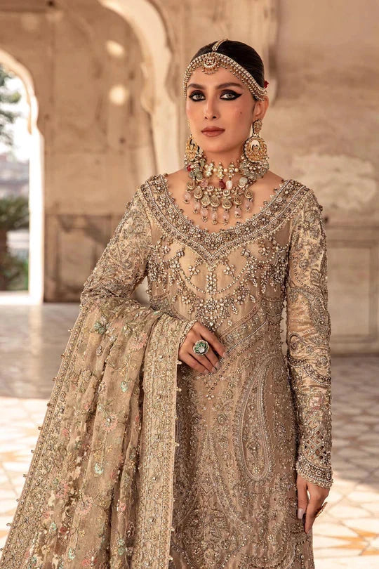 Maria B. | 3 Piece Unstitched Embroidered Sharara | Liliana EX-145 Zareen Vestir