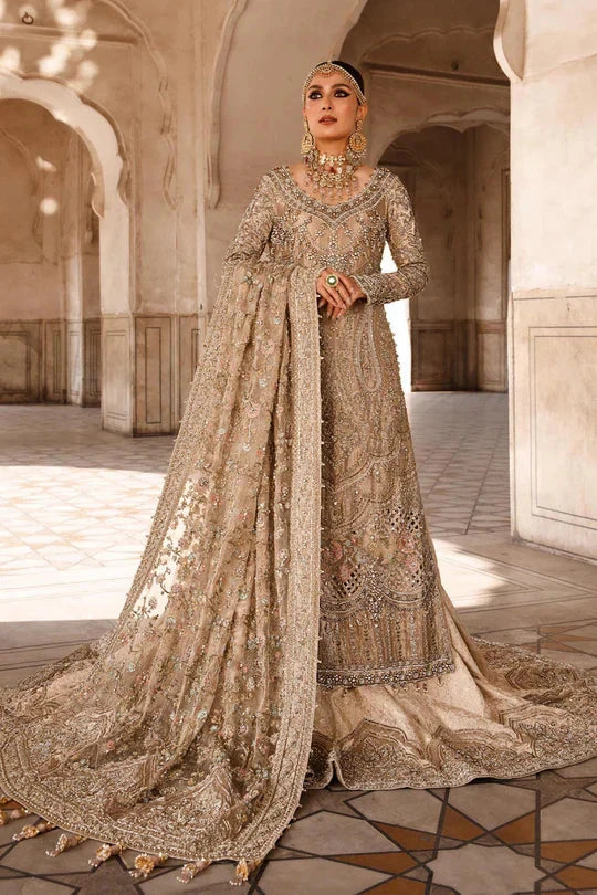 Maria B. | 3 Piece Unstitched Embroidered Sharara | Liliana EX-145 Zareen Vestir