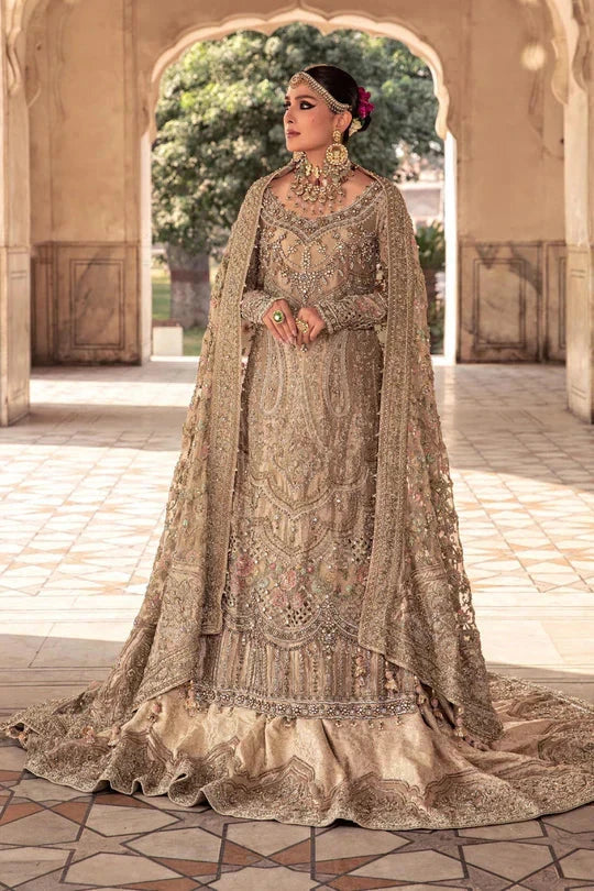 Maria B. | 3 Piece Unstitched Embroidered Sharara | Liliana EX-145 Zareen Vestir
