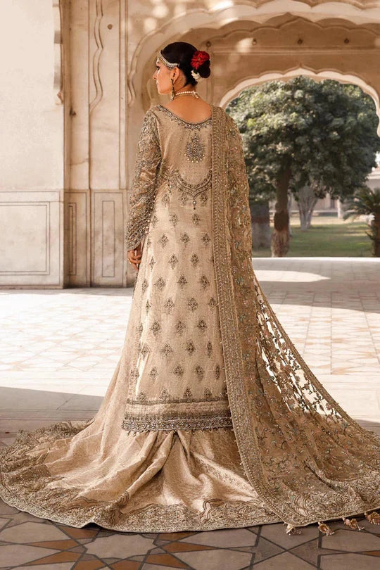Maria B. | 3 Piece Unstitched Embroidered Sharara | Liliana EX-145 Zareen Vestir