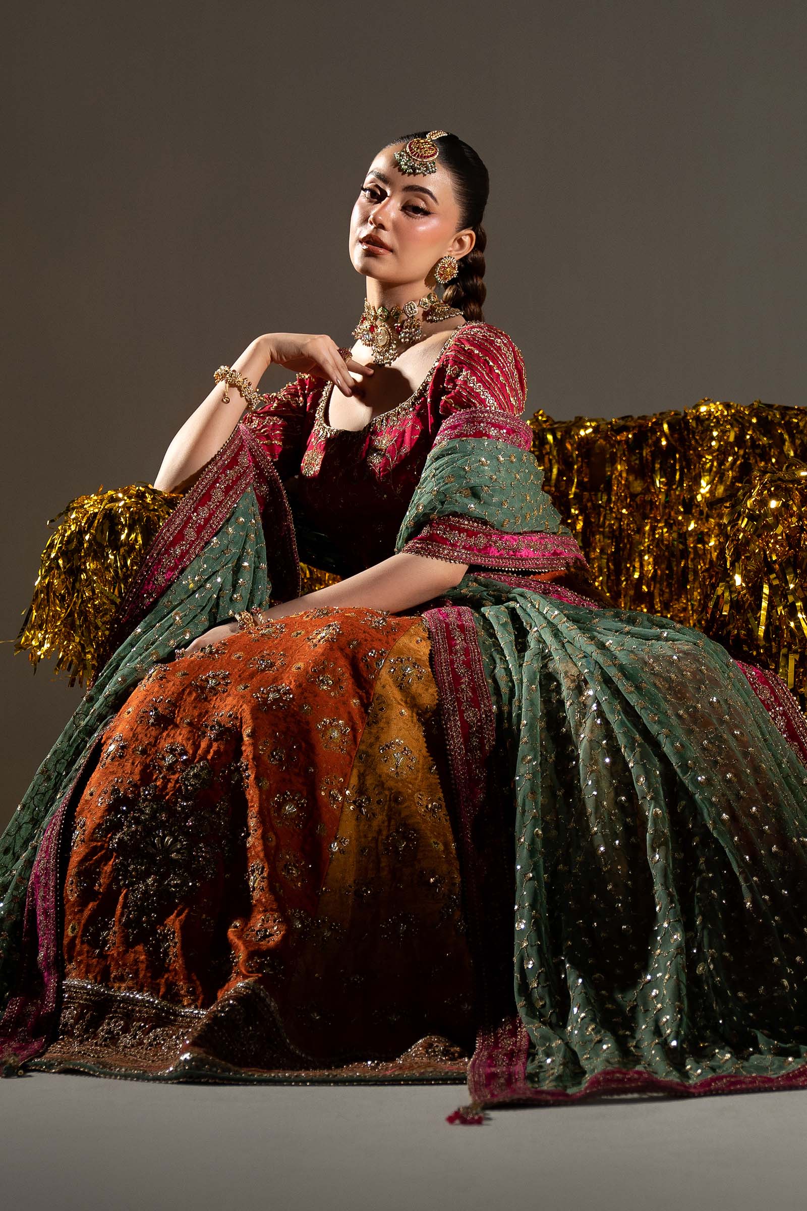 Maria.B Retro Shadmani Couture - Merjan Ayla's Atelier