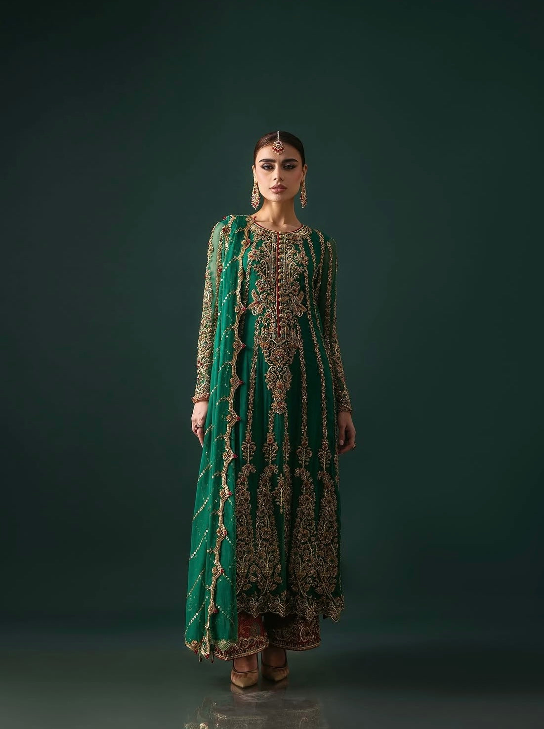Nomi Ansari - Sadaf Kanwal Green ensemble Ayla's Atelier