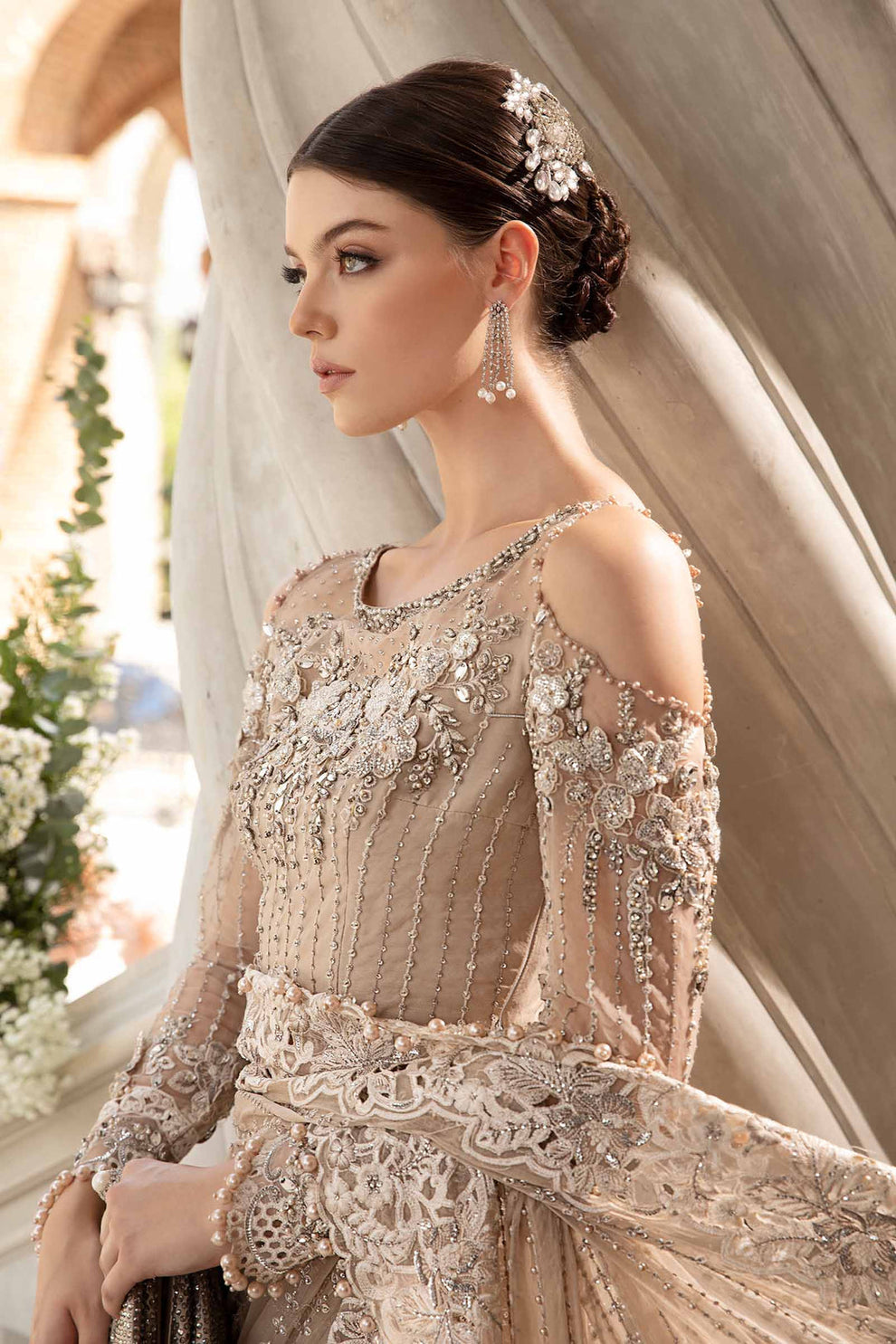 Maria.B - Mbroidered Saree BD-2801 Ayla's Atelier