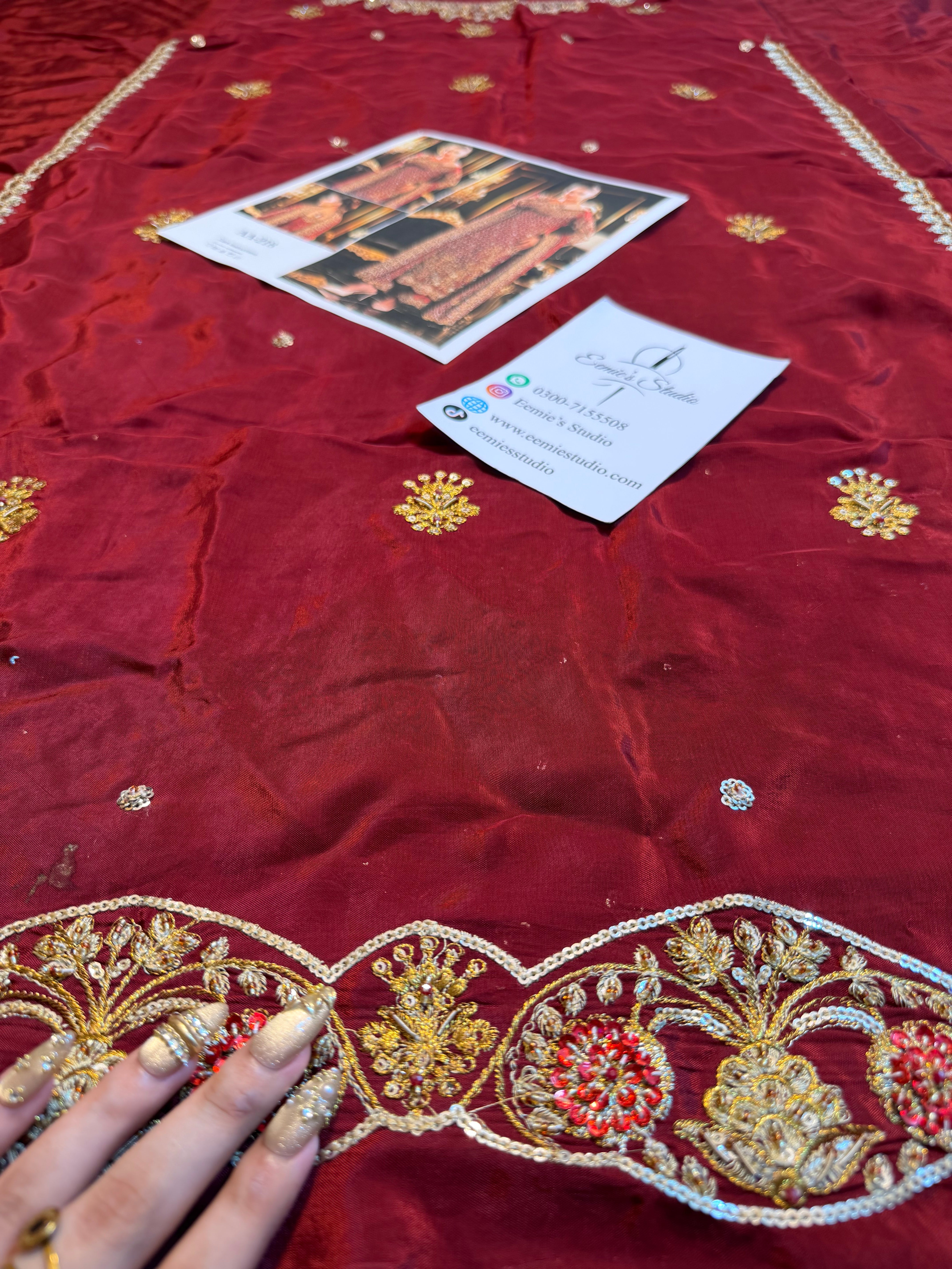 Usama Silk - Crimson Jewelcourt Ayla's Atelier