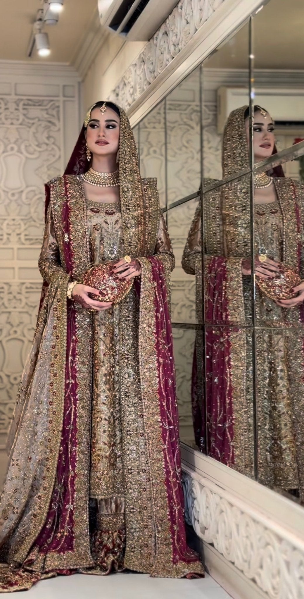 Haris Shakeel - Areeba (with 2 heavy duppatas) Ayla's Atelier