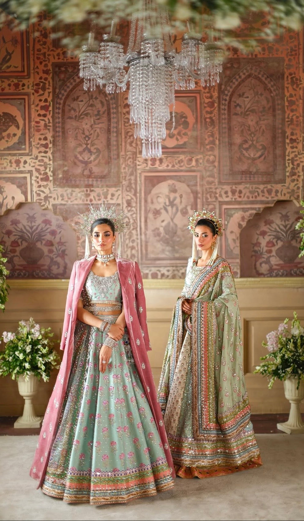 Nomi Ansari - Maryam Nawaz Pastel outfit Eemie's Studio