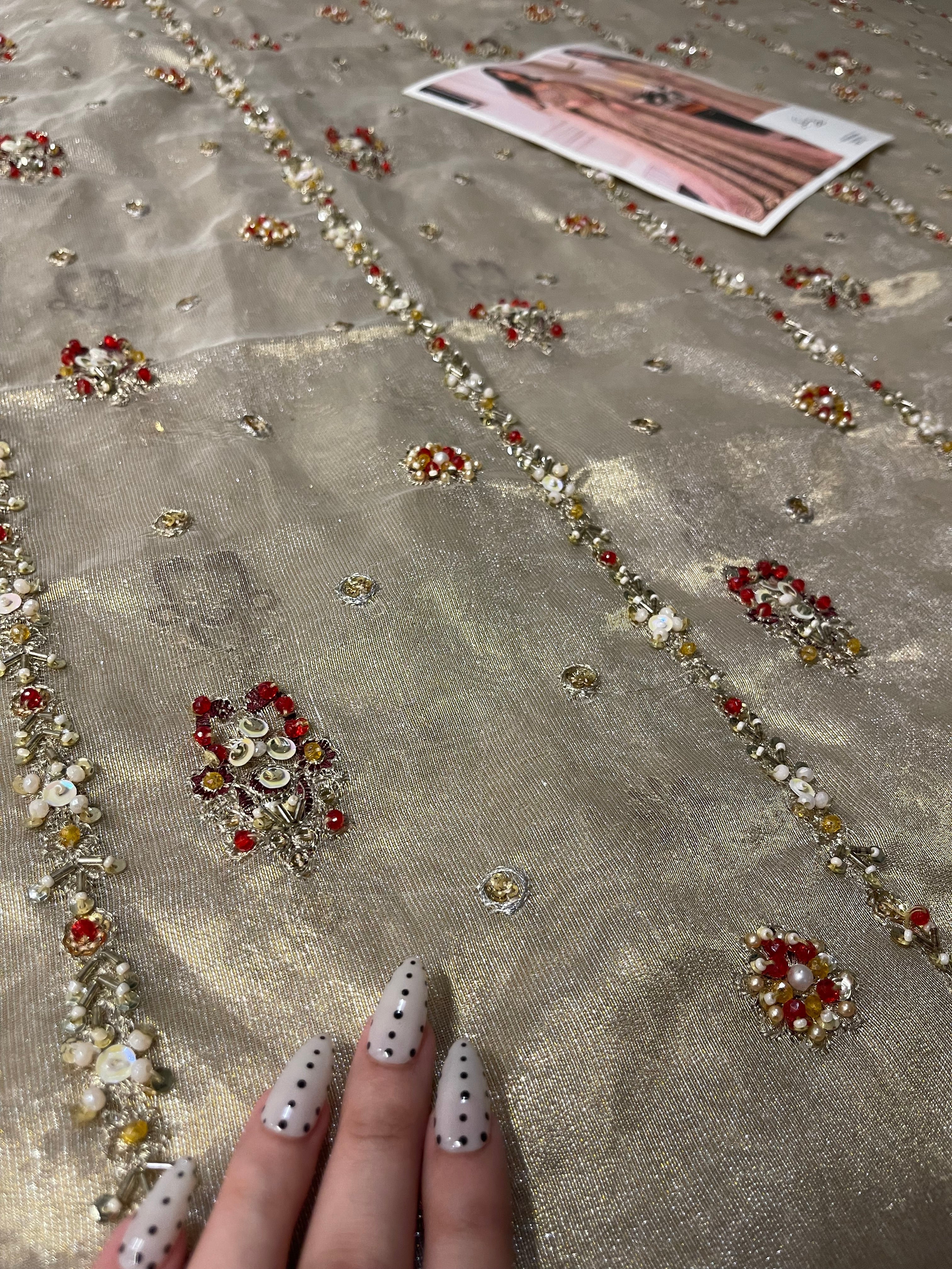 Haris Shakeel - Sahar Blues (with 2 duppatas) Ayla's Atelier