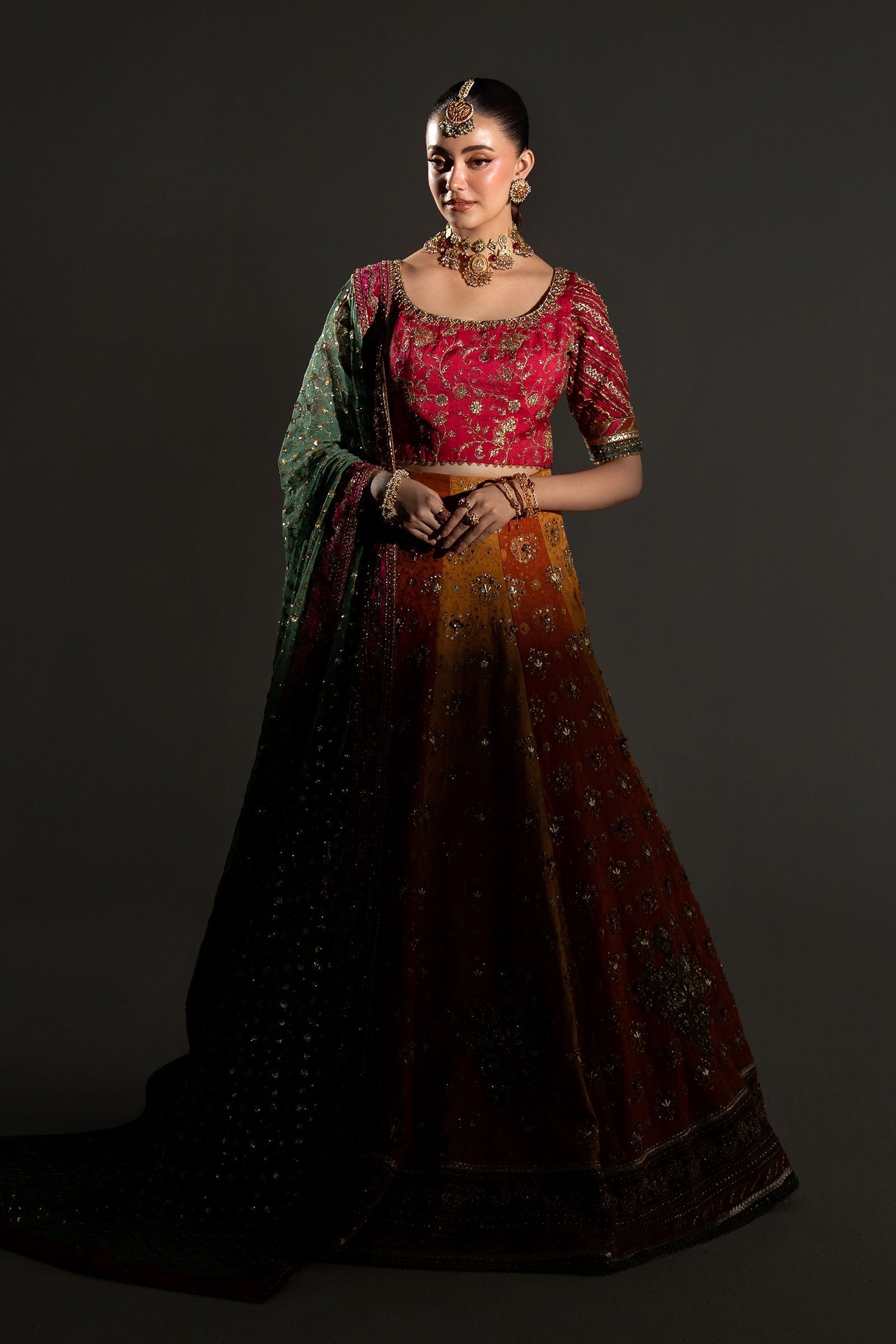 Maria.B Retro Shadmani Couture - Merjan Ayla's Atelier