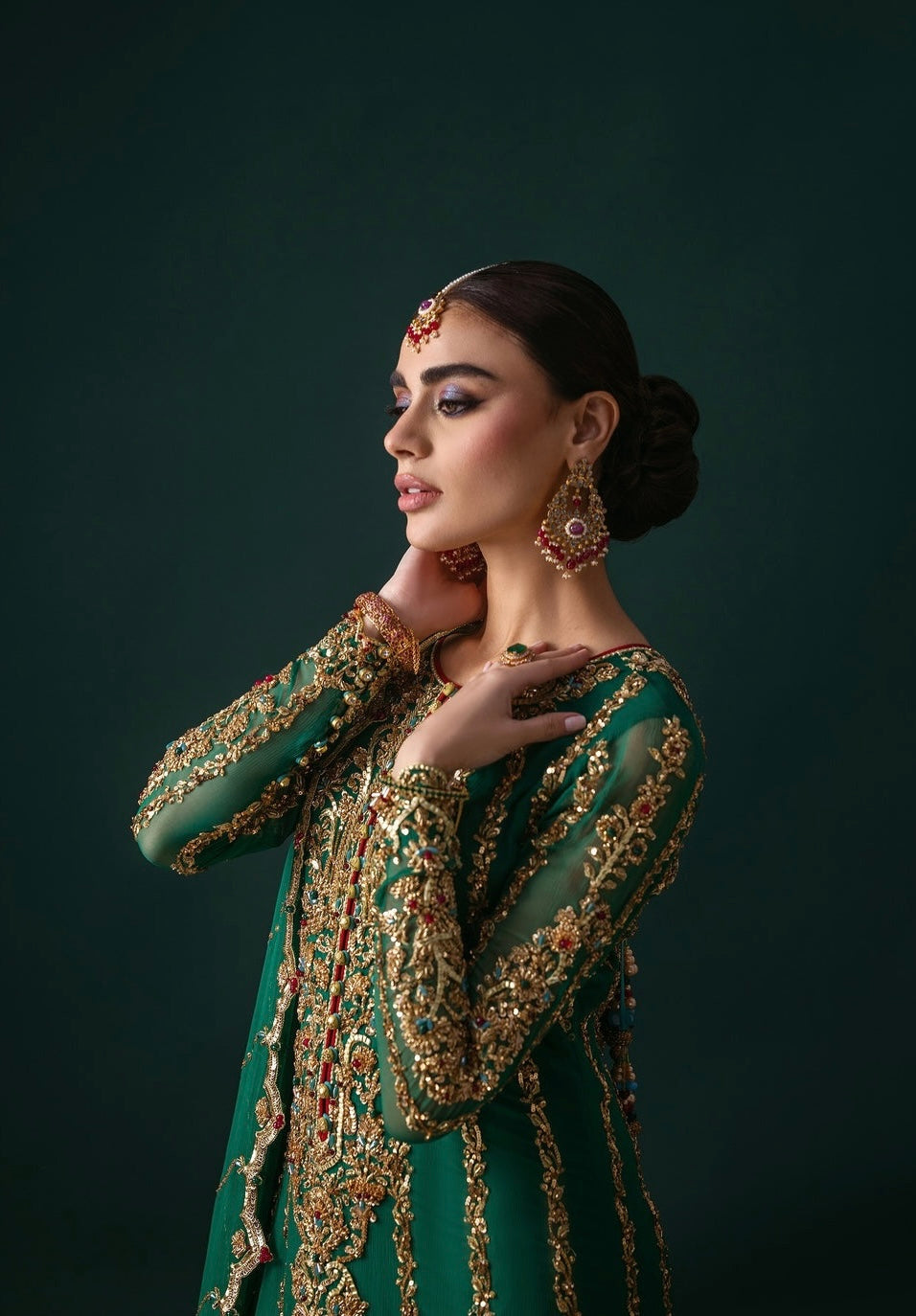 Nomi Ansari - Sadaf Kanwal Green ensemble Ayla's Atelier