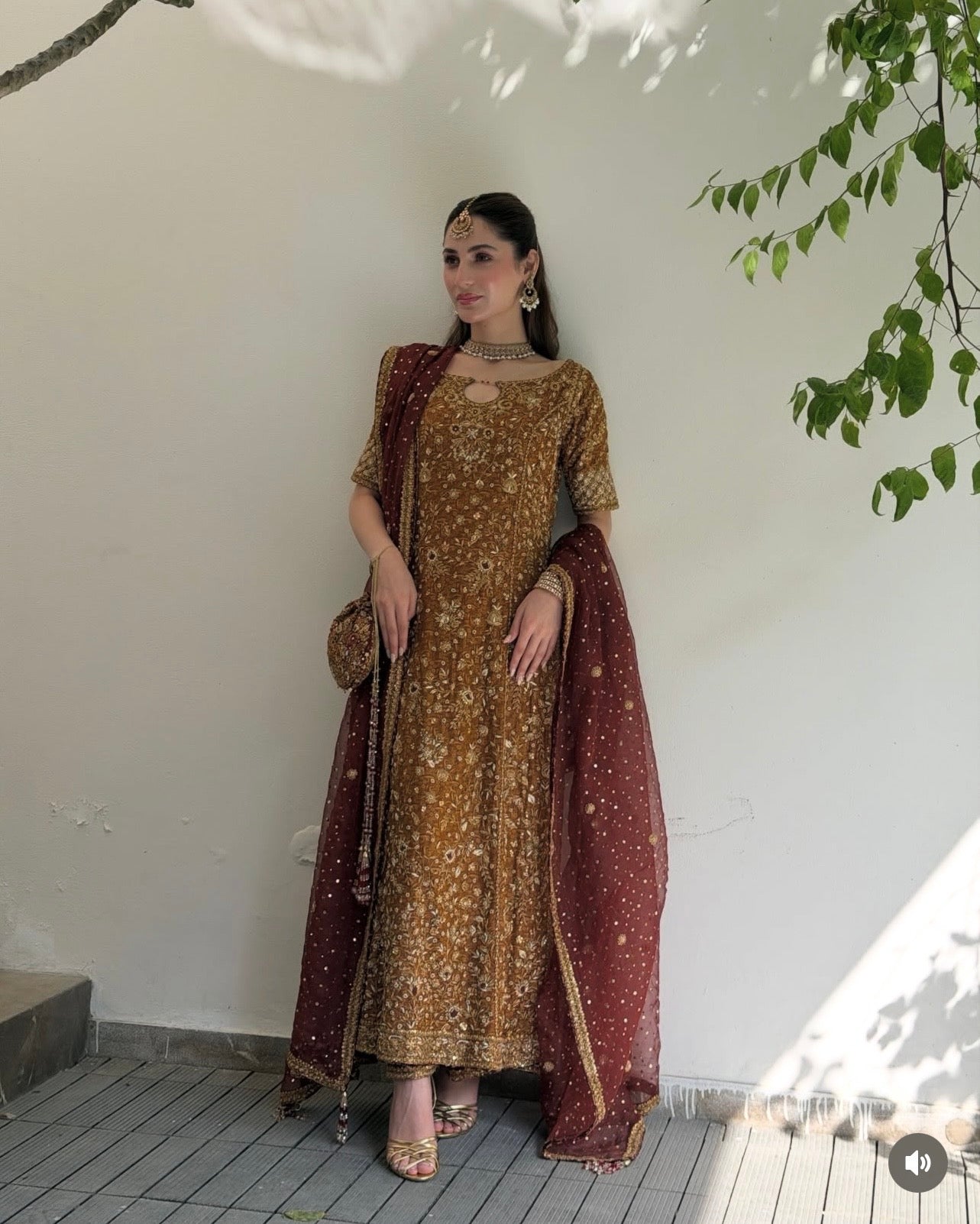 Zeeshan Danish - Rust & Burgundy Ayla's Atelier