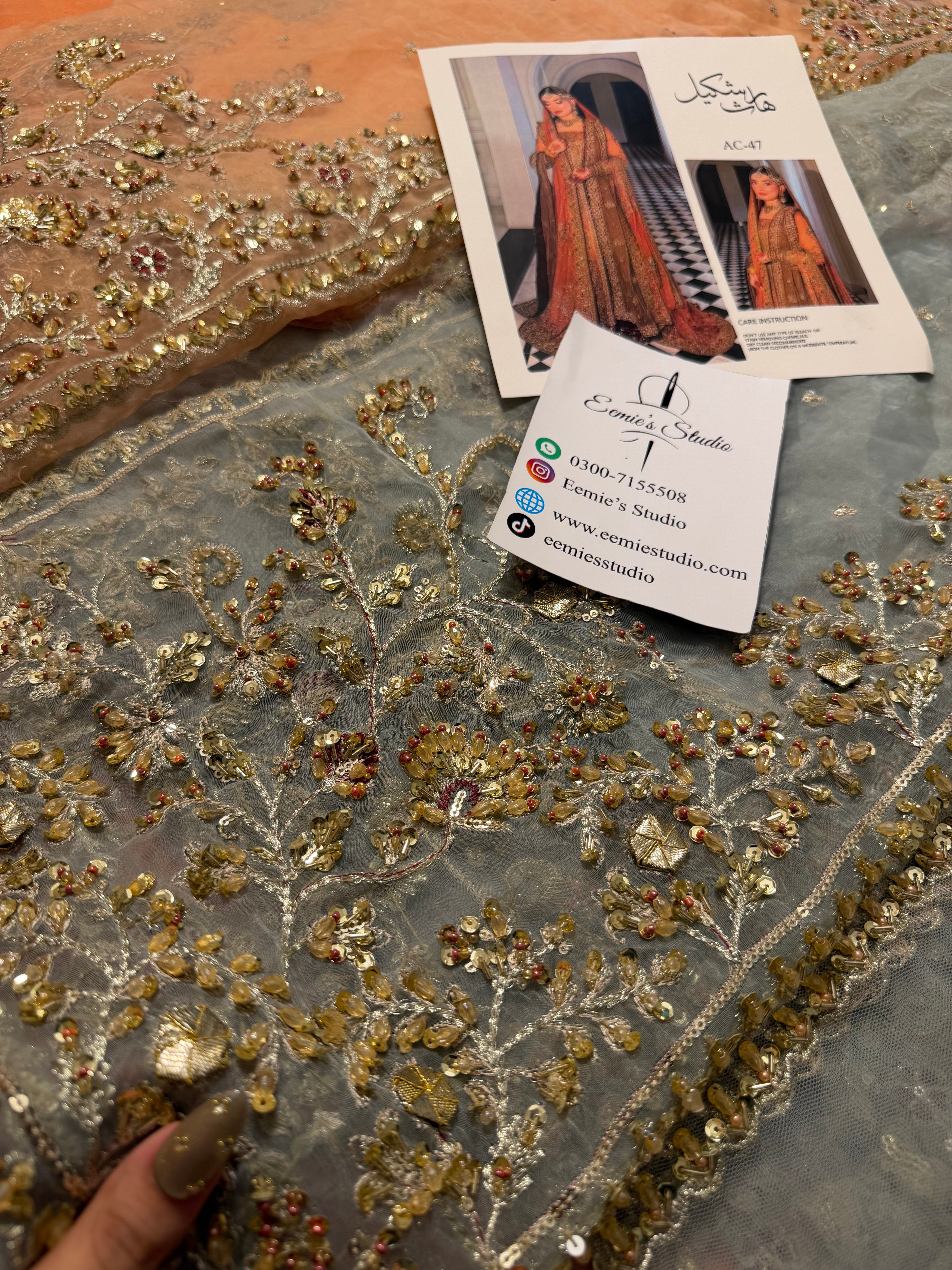 Haris Shakeel - Safeera (with 2 duppatas) Ayla's Atelier