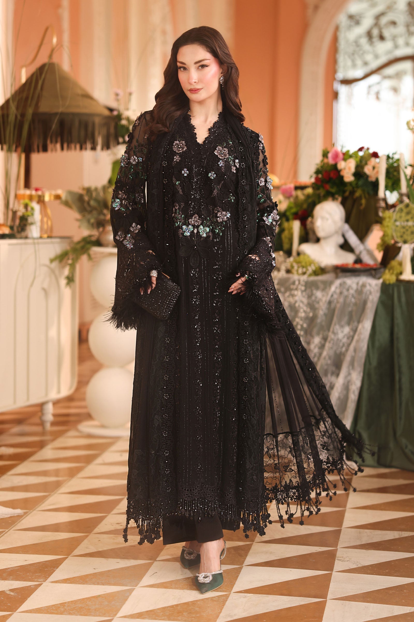 Maria.B Chiffons (MPC-26-204-Black) Ayla's Atelier