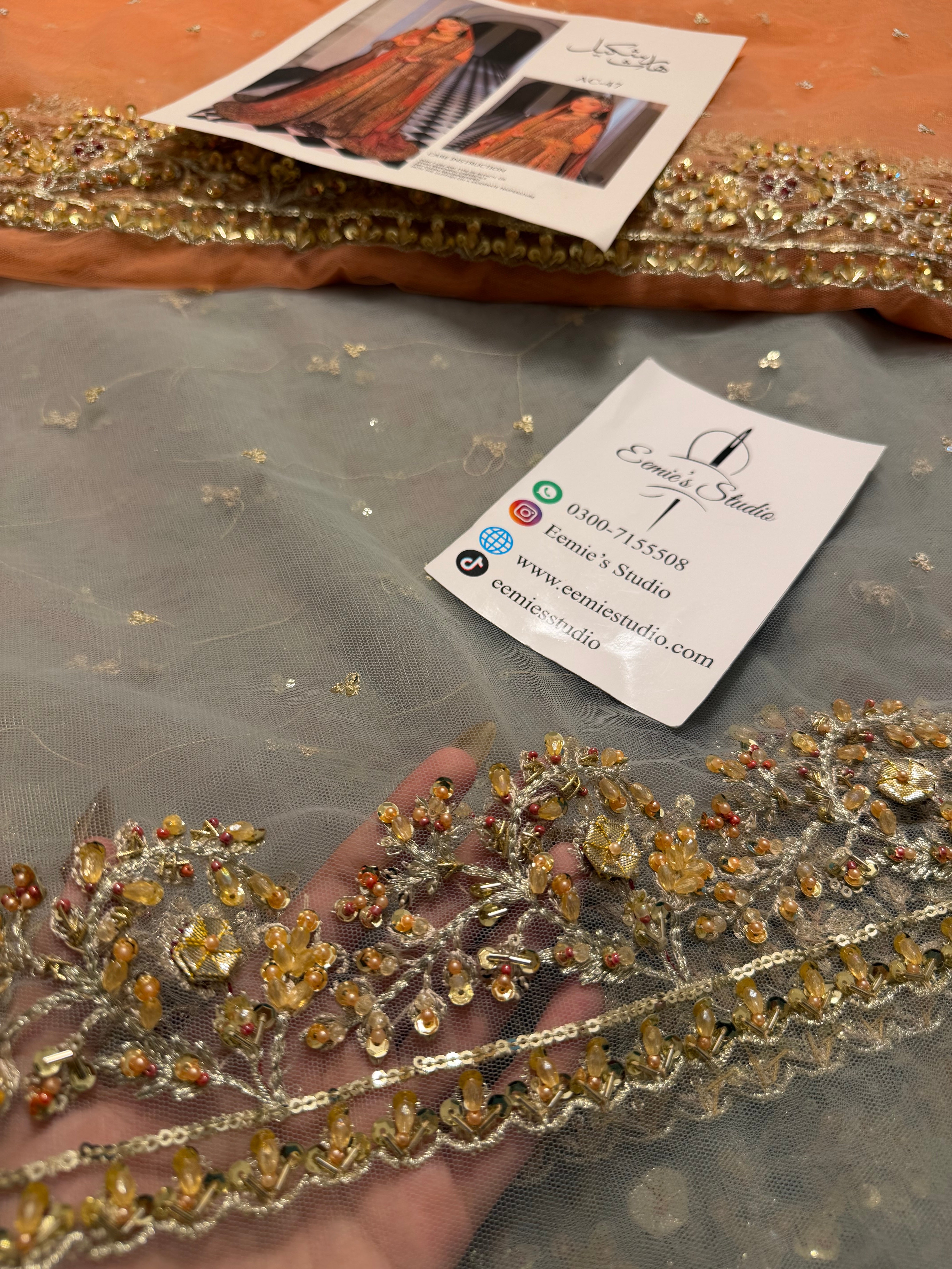 Haris Shakeel - Safeera (with 2 duppatas) Ayla's Atelier