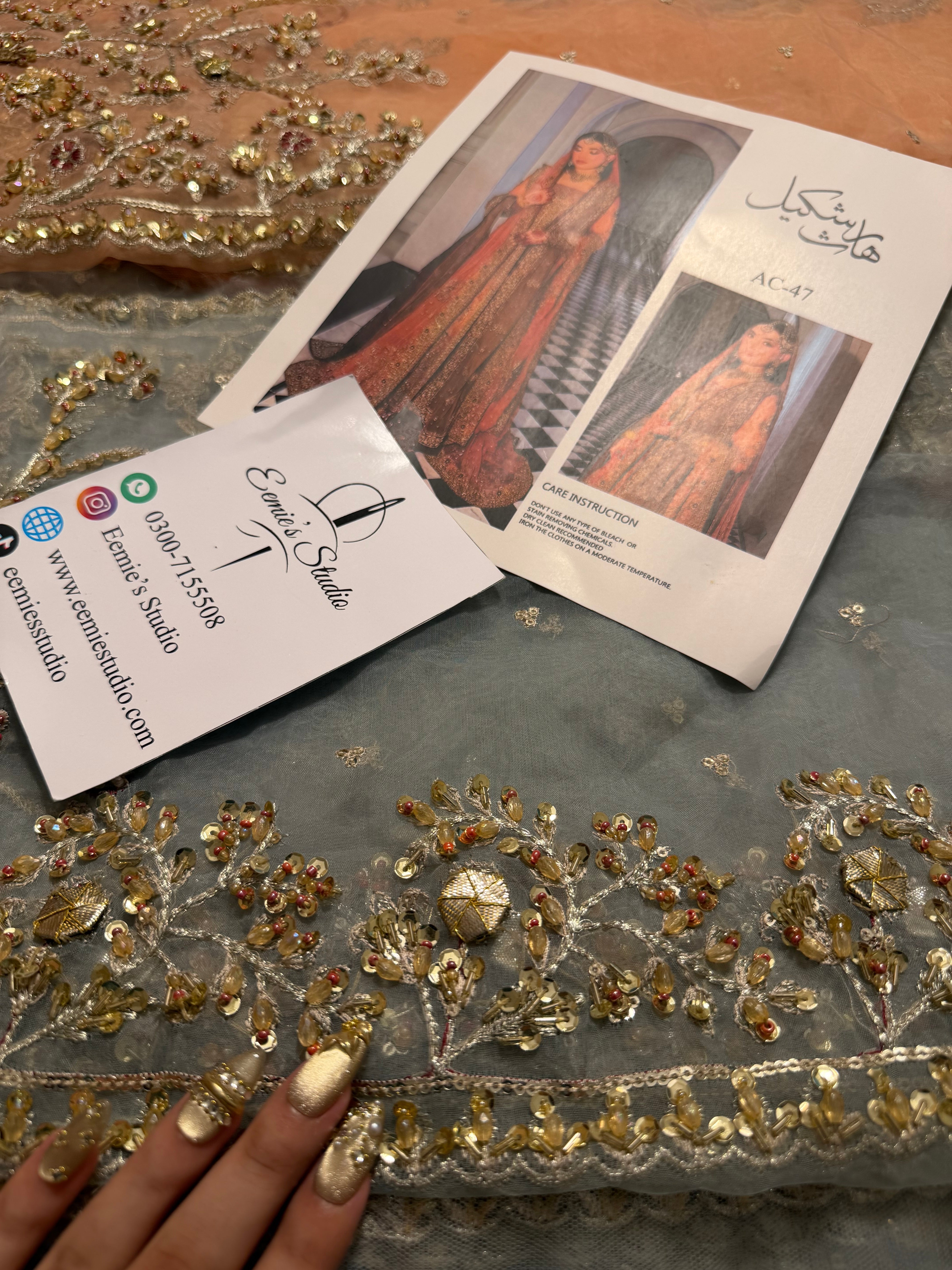Haris Shakeel - Safeera (with 2 duppatas) Ayla's Atelier