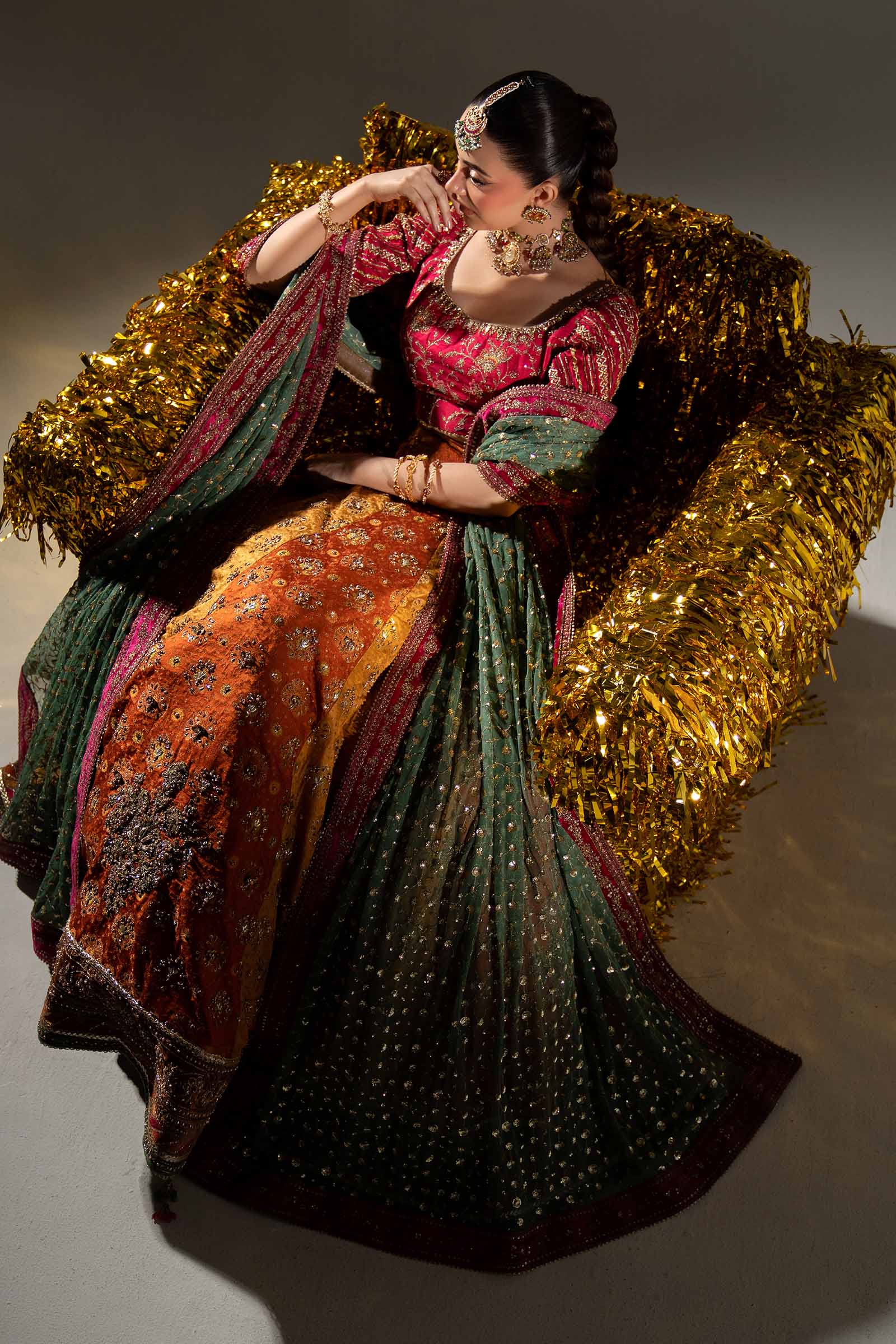 Maria.B Retro Shadmani Couture - Merjan Ayla's Atelier