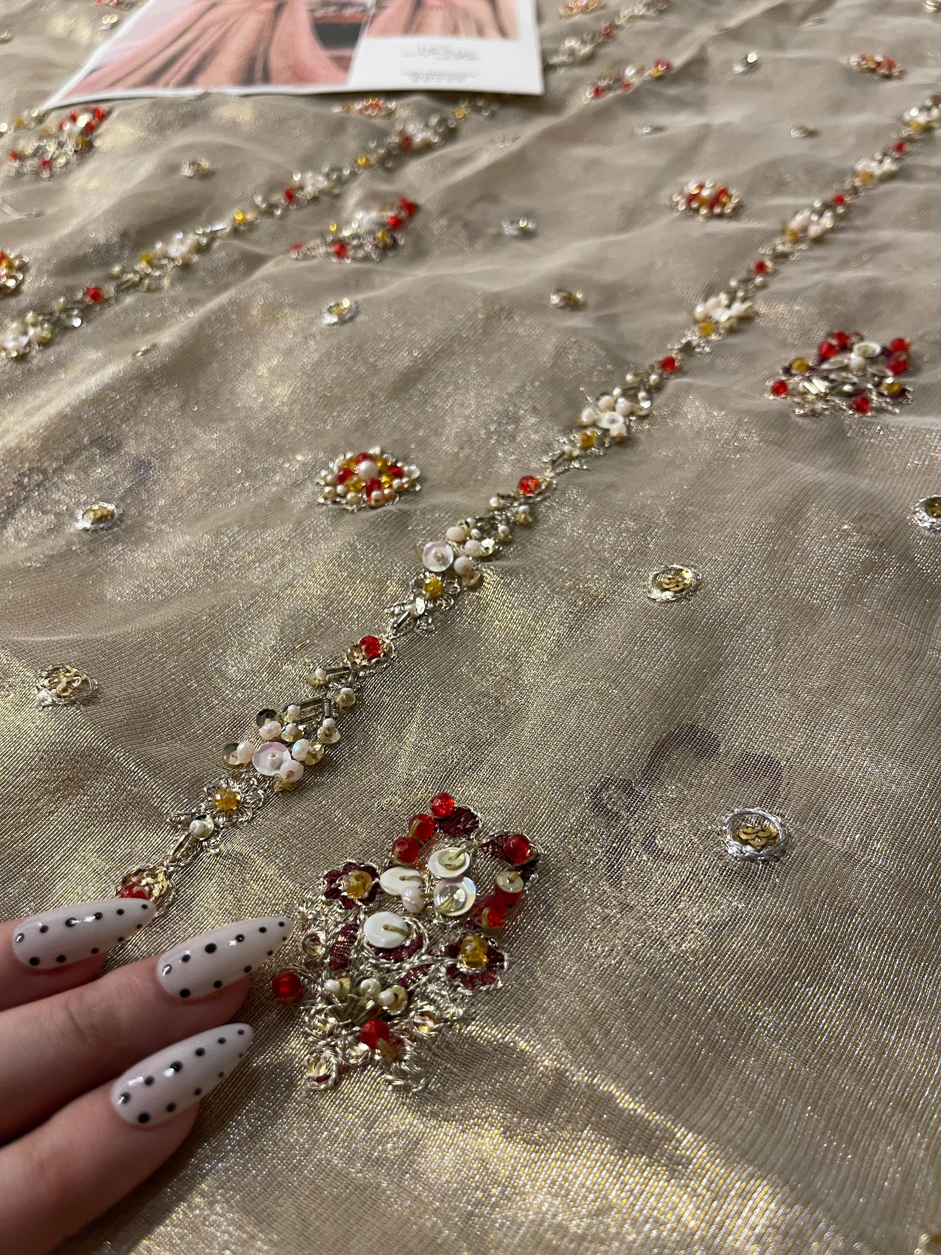 Haris Shakeel - Sahar Blues (with 2 duppatas) Ayla's Atelier