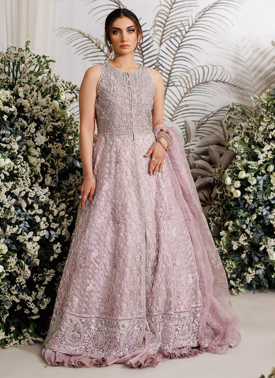 Farah Talib Aziz - Iris mauve kalidaar My Store