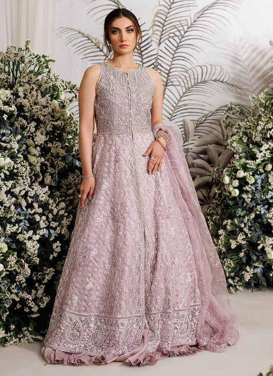 Farah Talib Aziz - Iris mauve kalidaar My Store