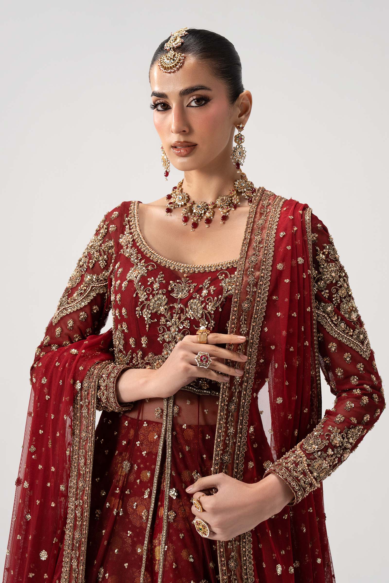 Maria.B Retro Shadmani Couture - Bazif Ayla's Atelier