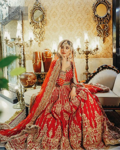 Maha Wajahat Khan - Luxury Bridal Lehenga My Store