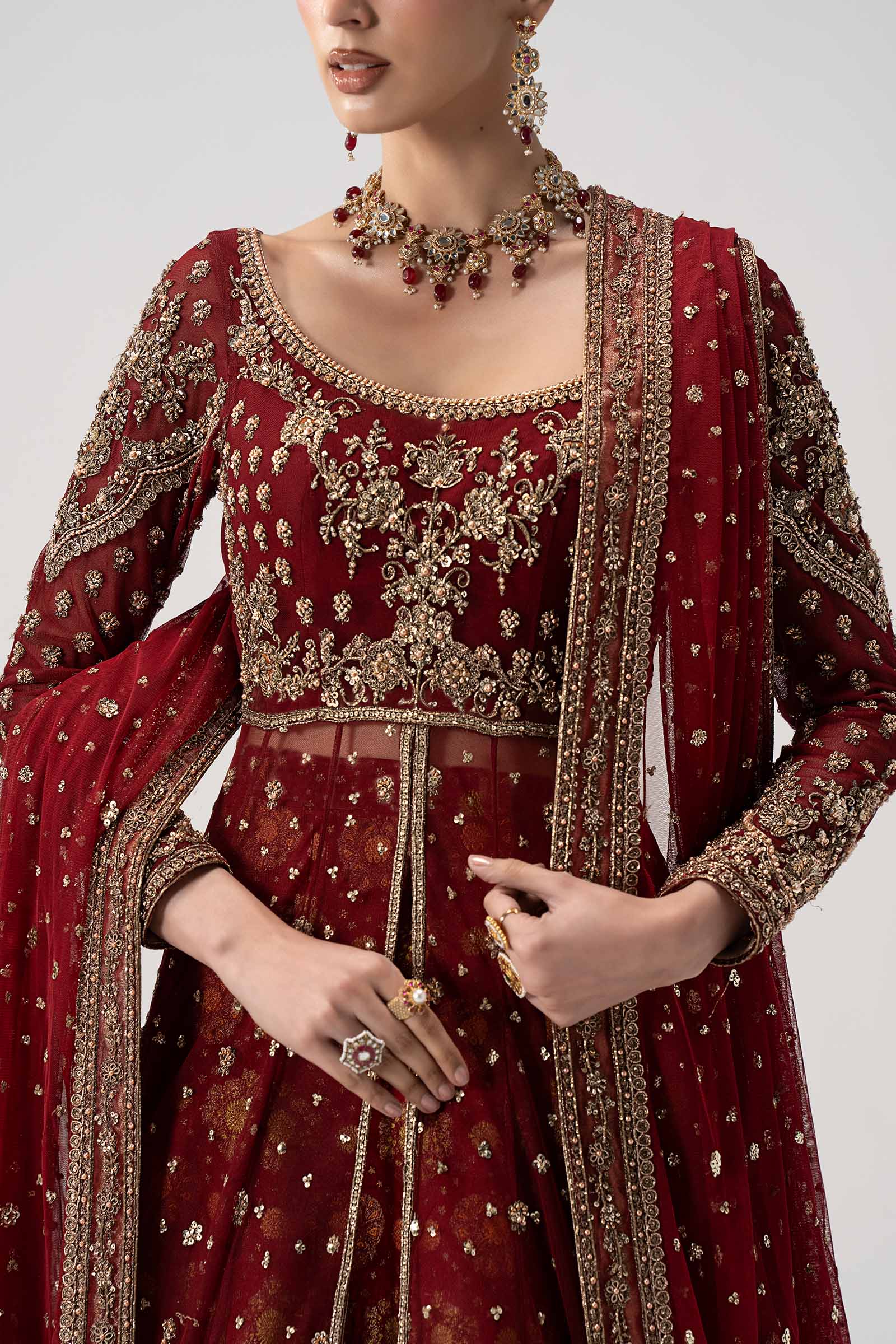 Maria.B Retro Shadmani Couture - Bazif Ayla's Atelier