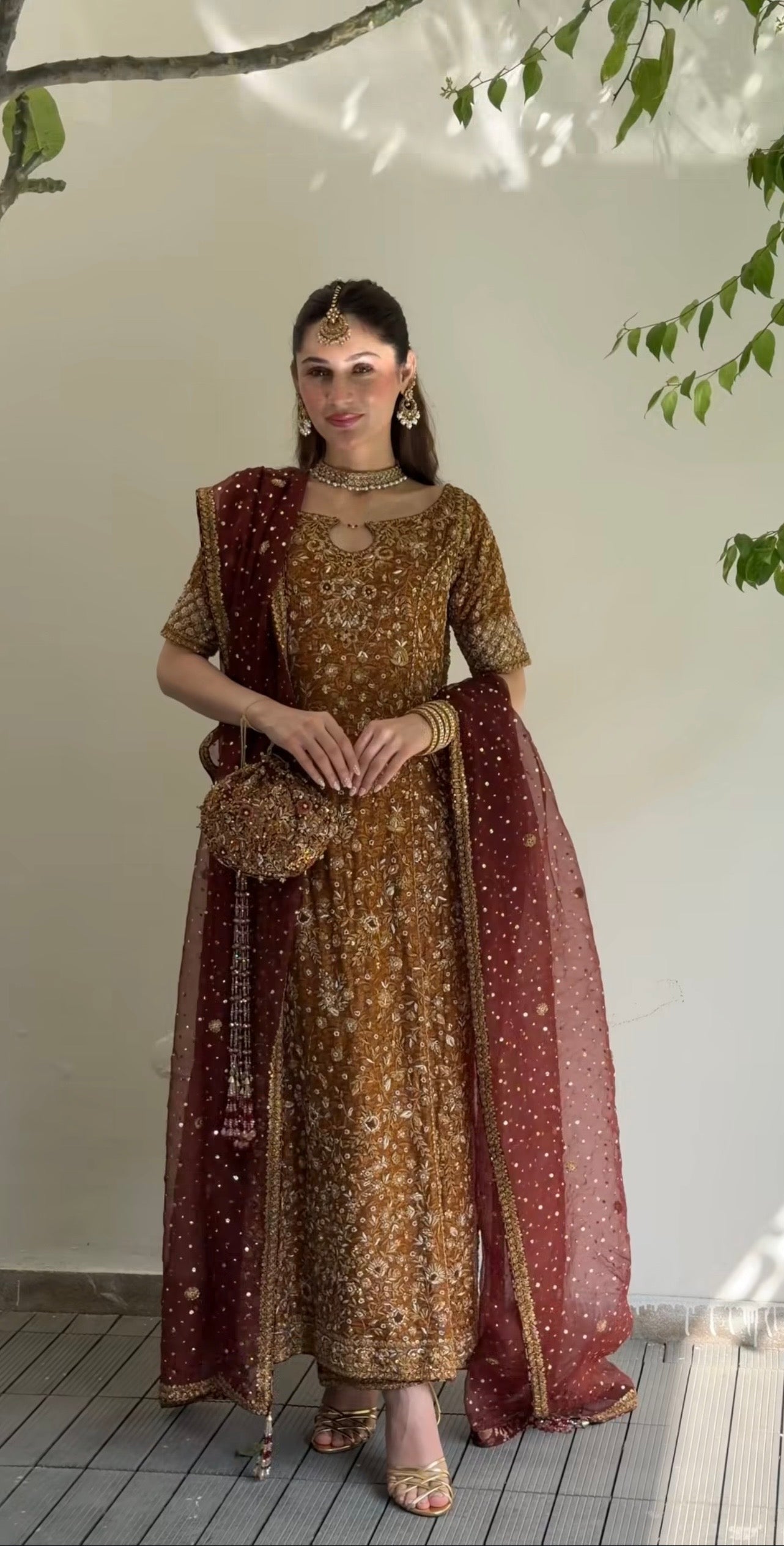 Zeeshan Danish - Burnt Orange Ayla's Atelier