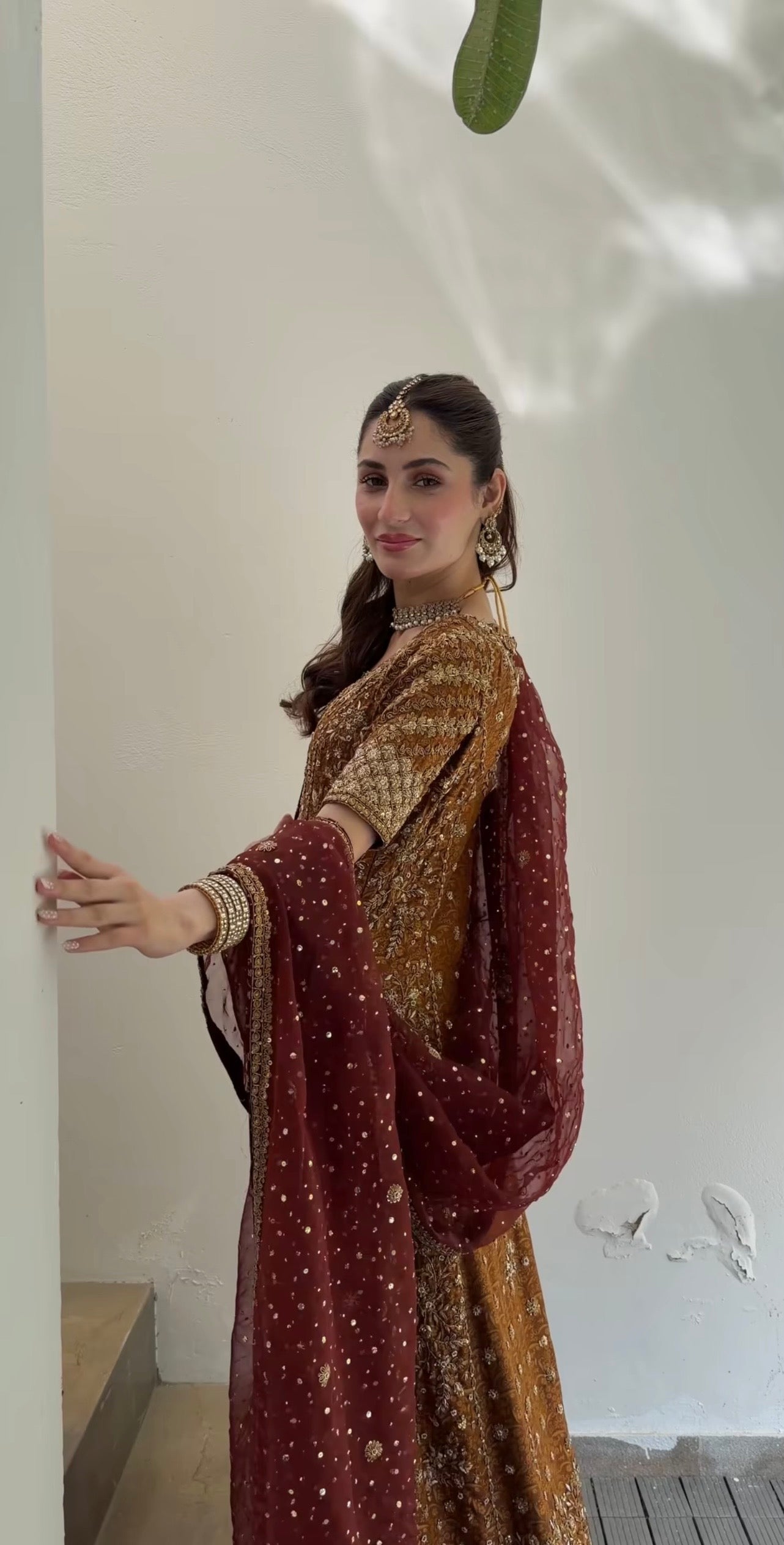 Zeeshan Danish - Rust & Burgundy Ayla's Atelier