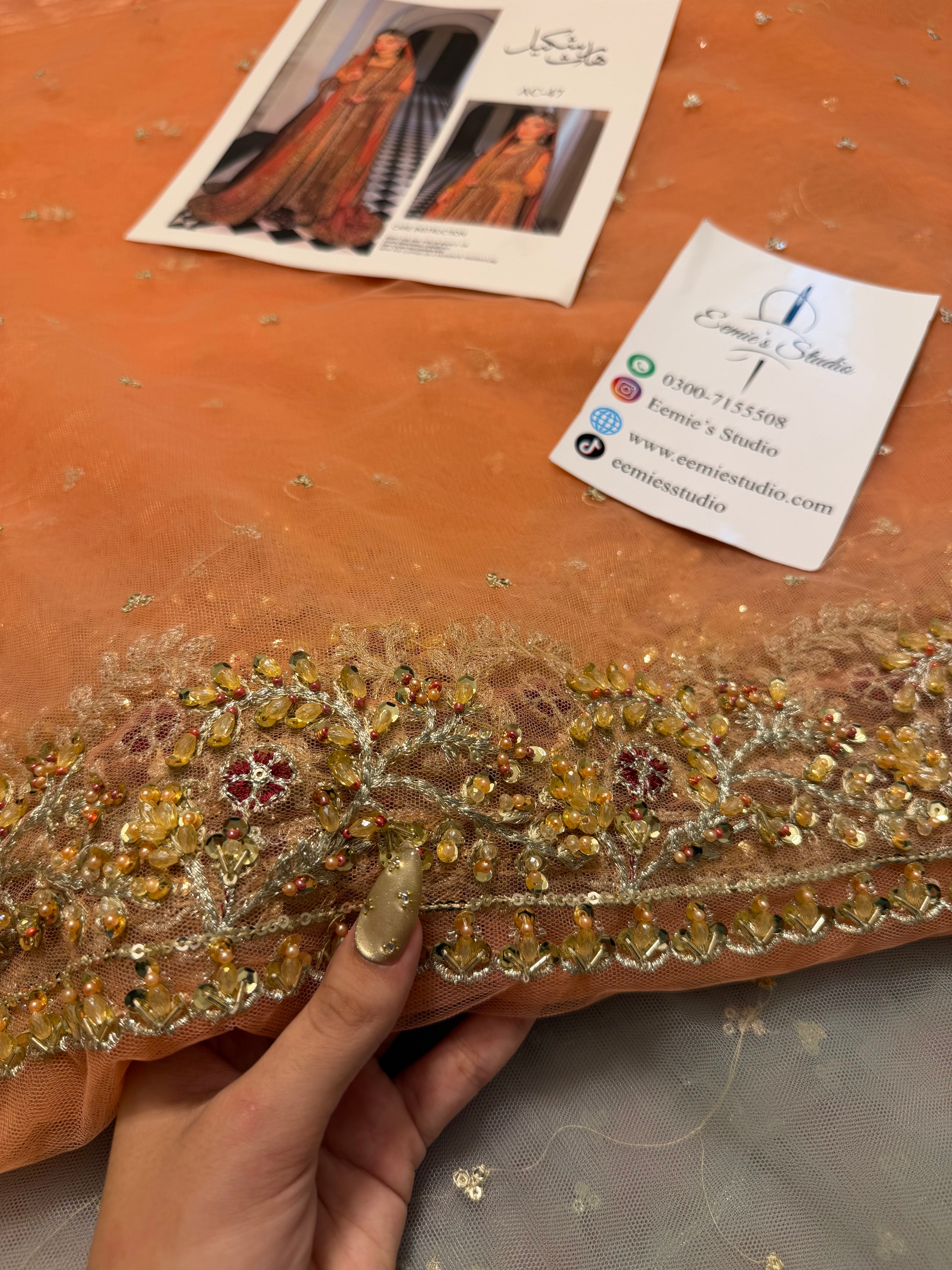 Haris Shakeel - Safeera (with 2 duppatas) Ayla's Atelier