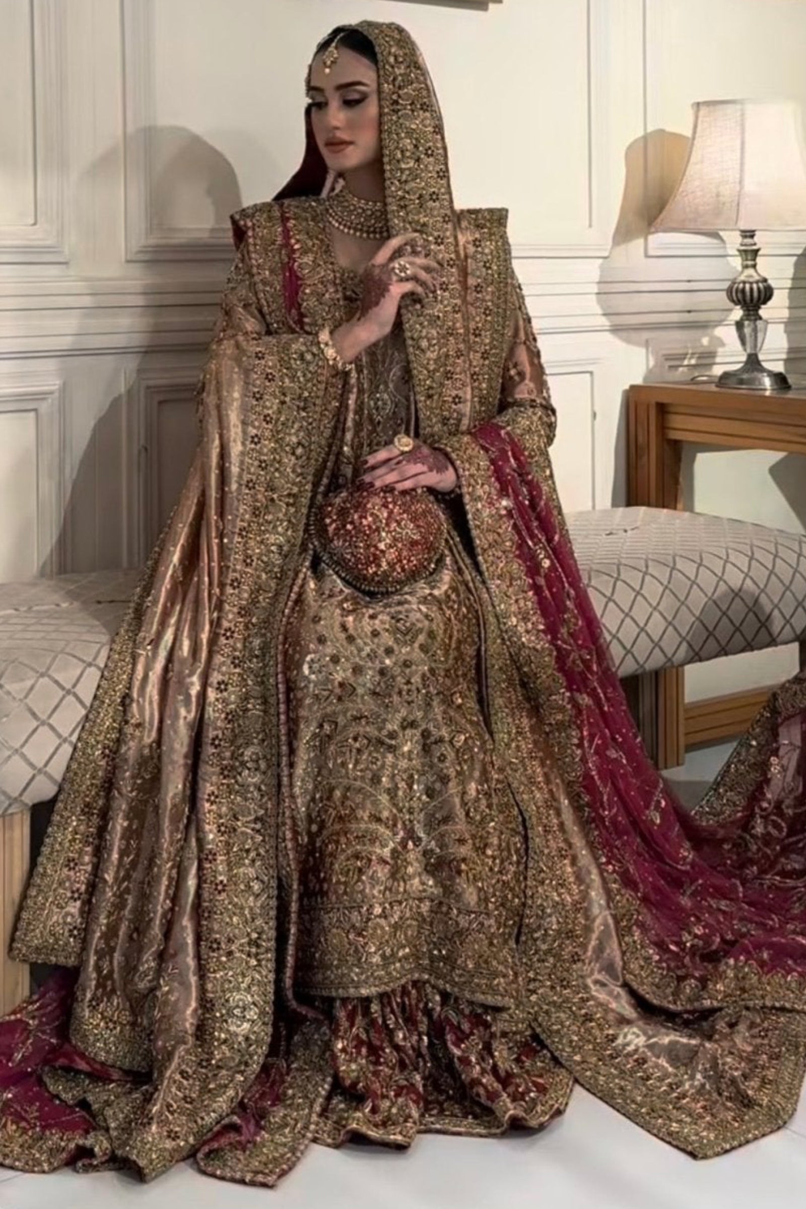 Haris Shakeel - Areeba (with 2 heavy duppatas) Ayla's Atelier