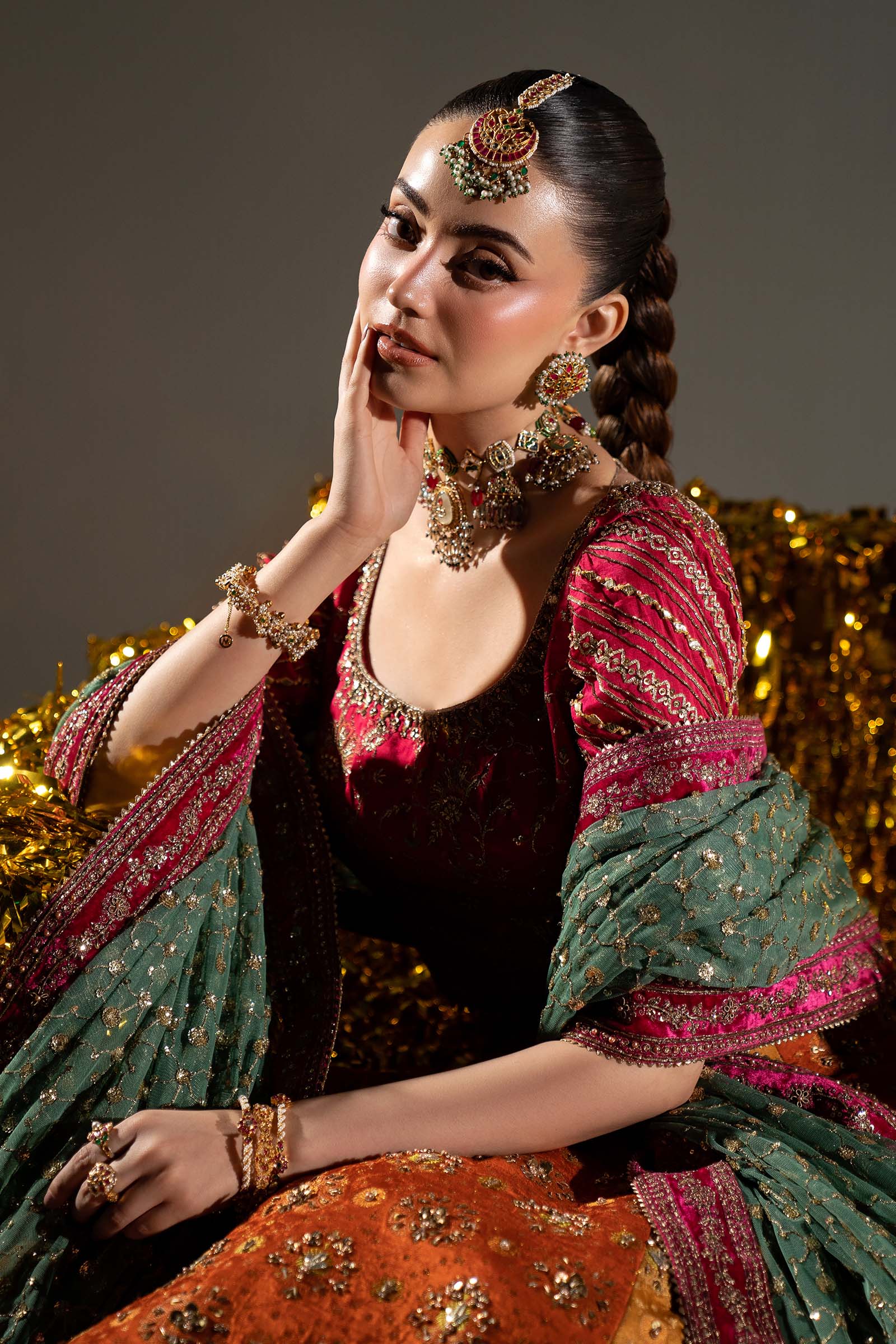Maria.B Retro Shadmani Couture - Merjan Ayla's Atelier