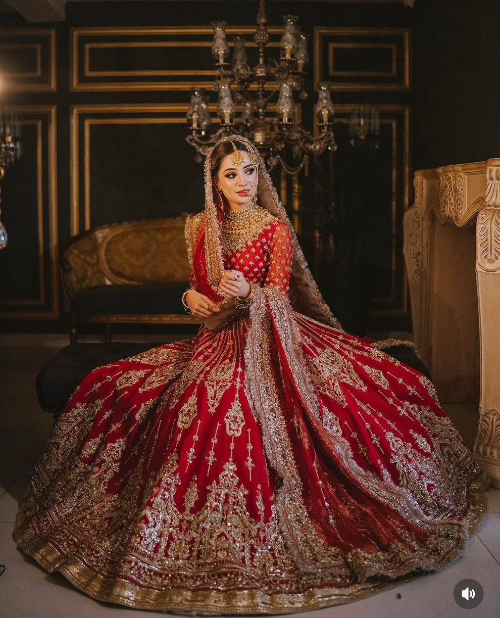 Maha Wajahat Khan - Luxury Bridal Lehenga My Store