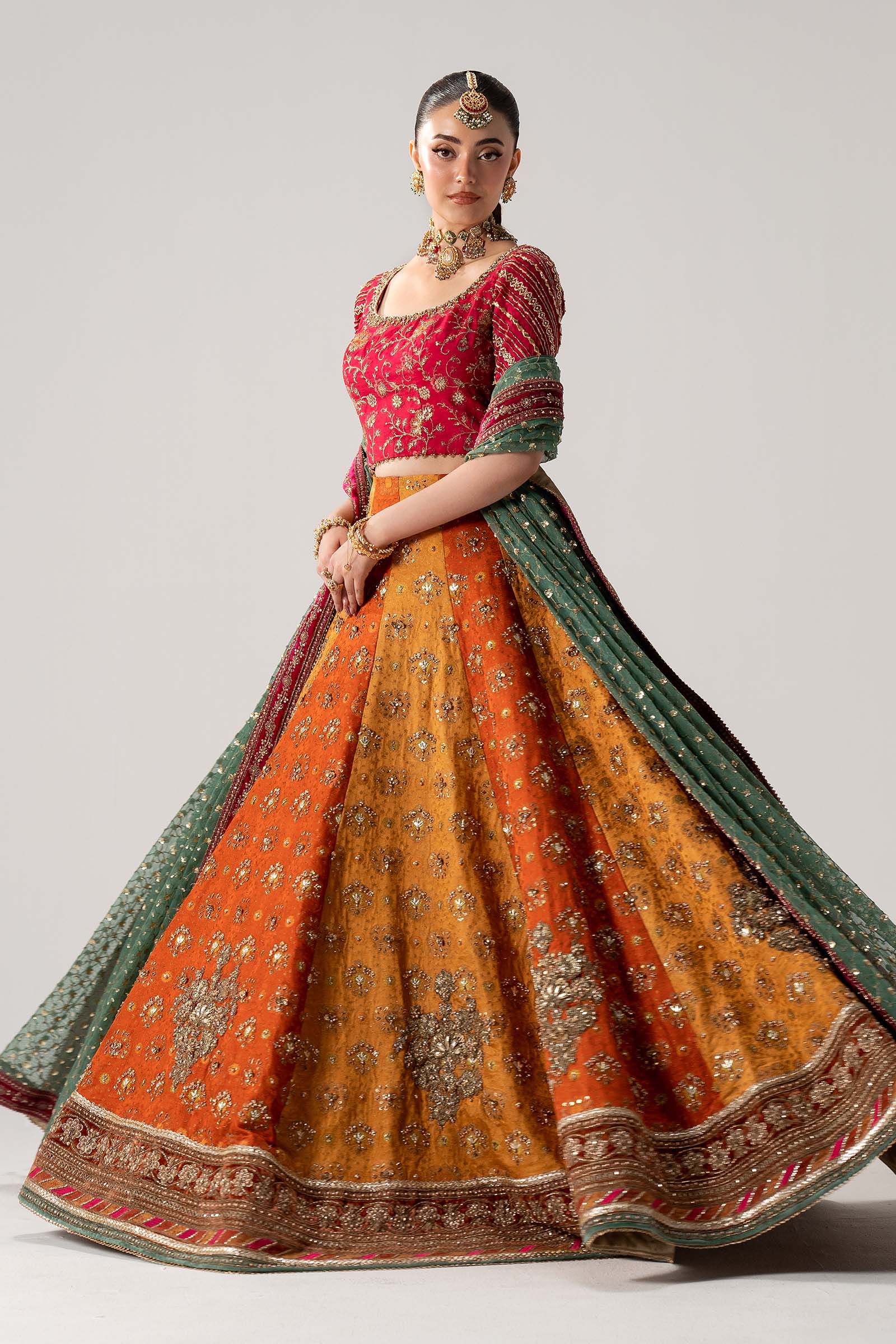 Maria.B Retro Shadmani Couture - Merjan Ayla's Atelier
