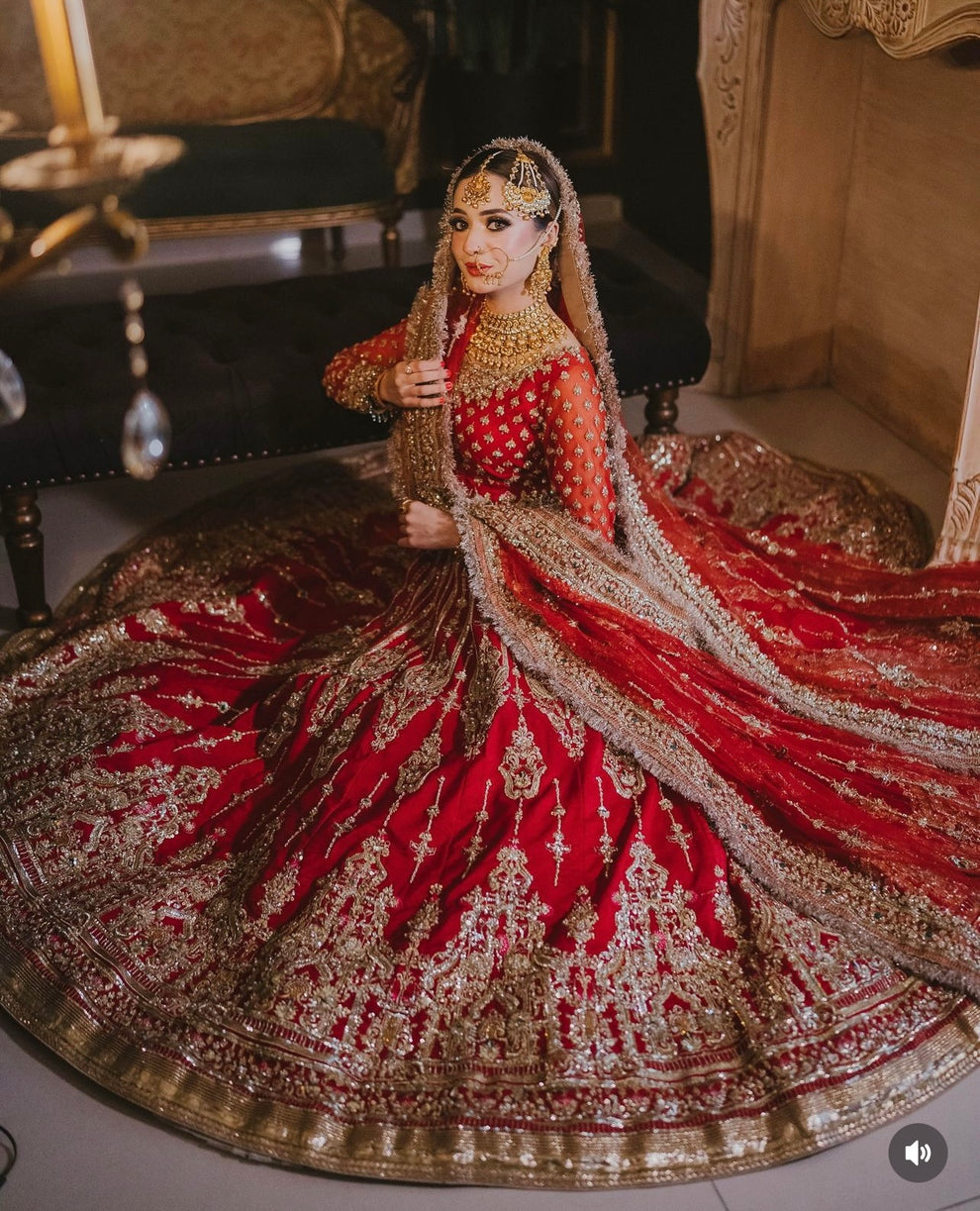 Maha Wajahat Khan - Luxury Bridal Lehenga My Store