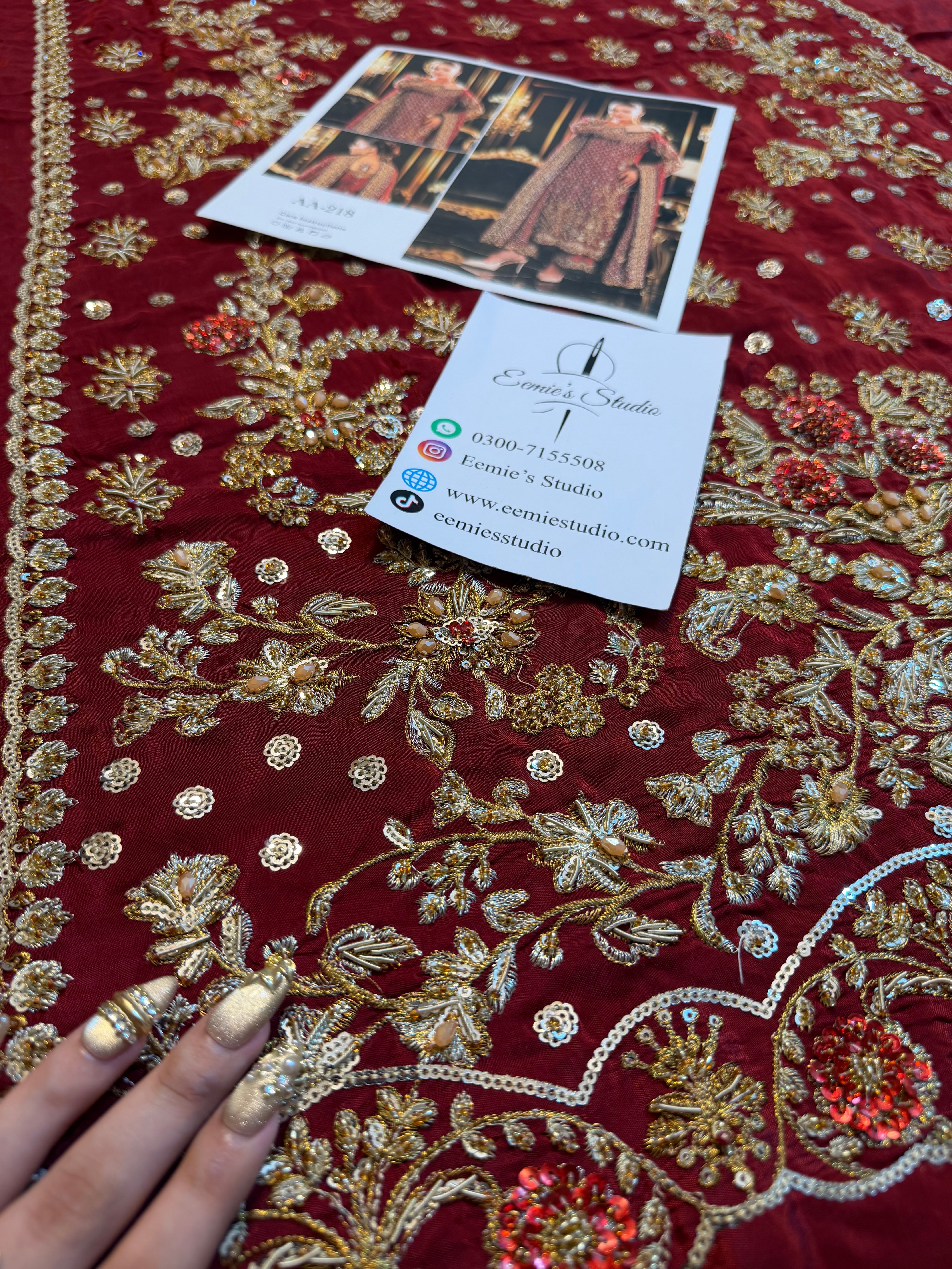 Usama Silk - Crimson Jewelcourt Ayla's Atelier
