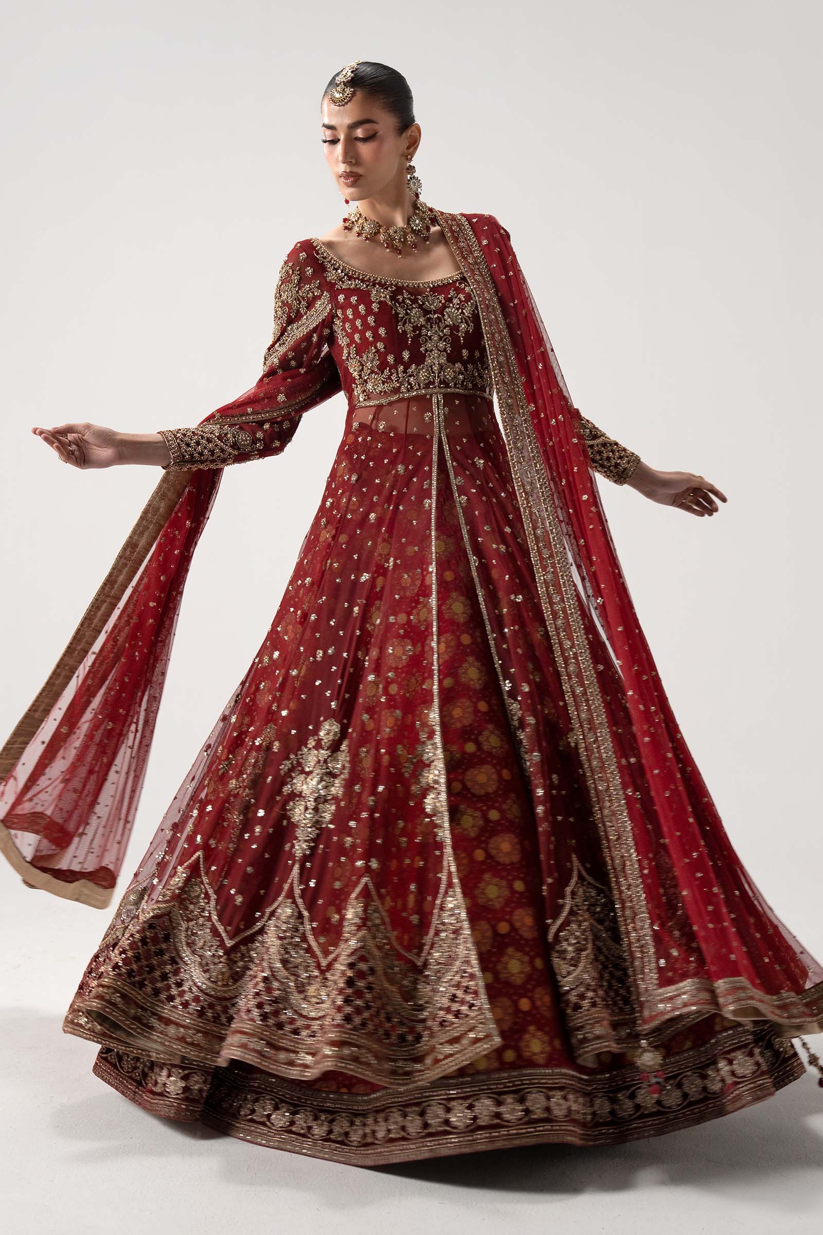 Maria.B Retro Shadmani Couture - Bazif Ayla's Atelier