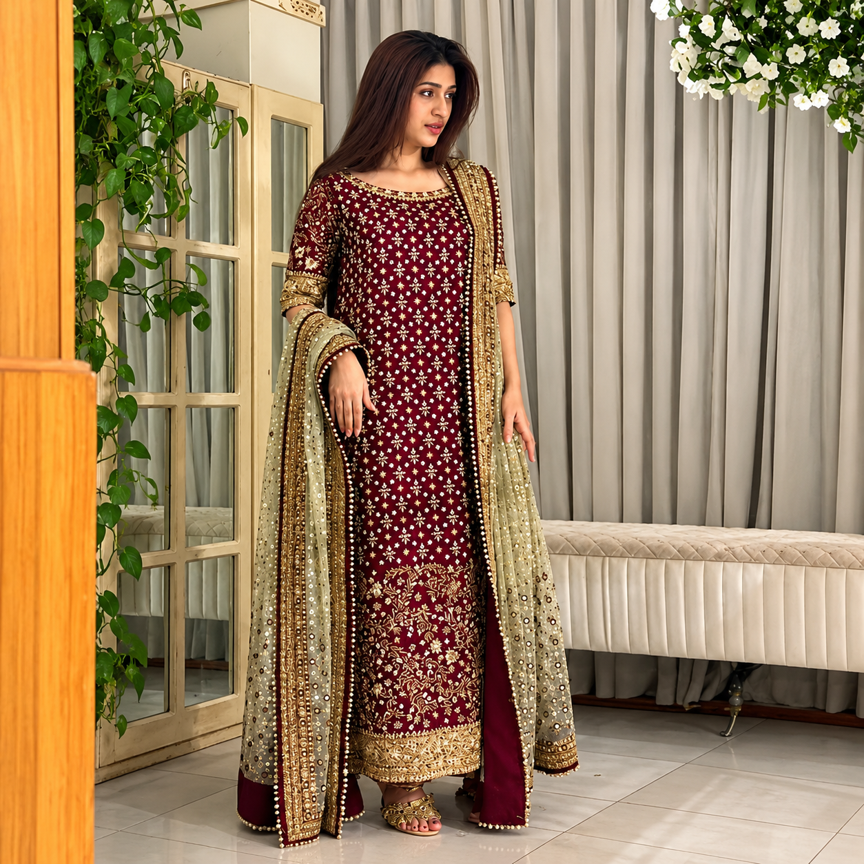Haris Shakeel Areesha – Luxury Pakistani Designer Dress | Ayla's Atelier Ayla's Atelier
