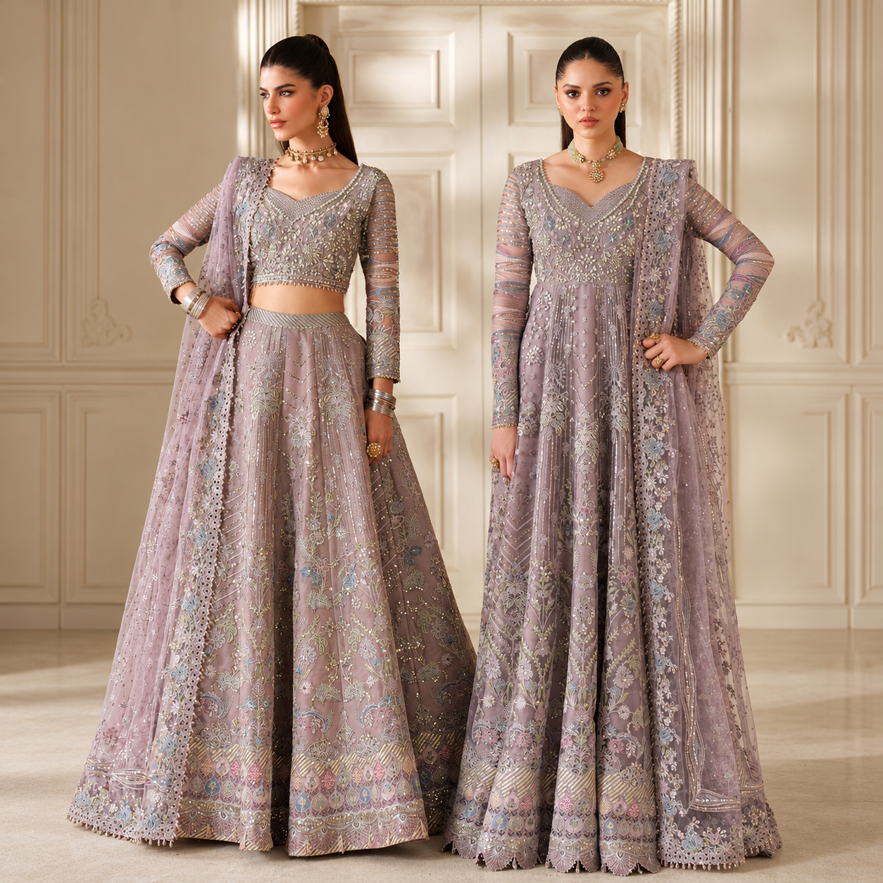 Baroque EMBROIDERED NET CH14-04 Ayla's Atelier