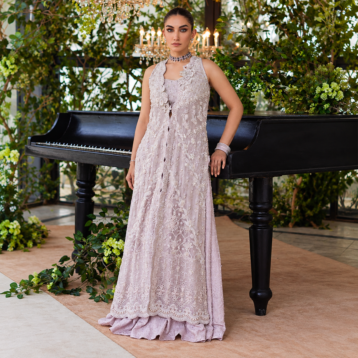 Farah Talib Aziz (FTA) - “Noemie Rose Jacket” ensemble Ayla's Atelier