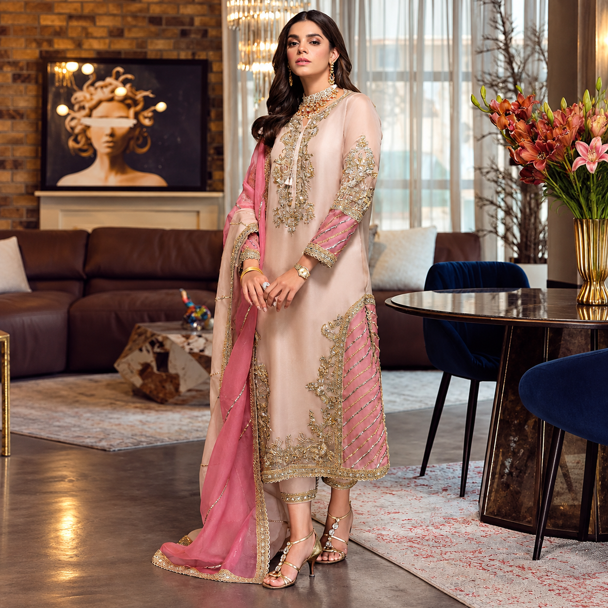 Sara Rohail Asghar PEACH NOUVEAU Ayla's Atelier
