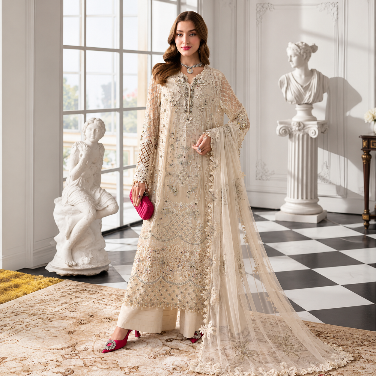 Maria.B Mbroidered BD-3007 Ayla's Atelier