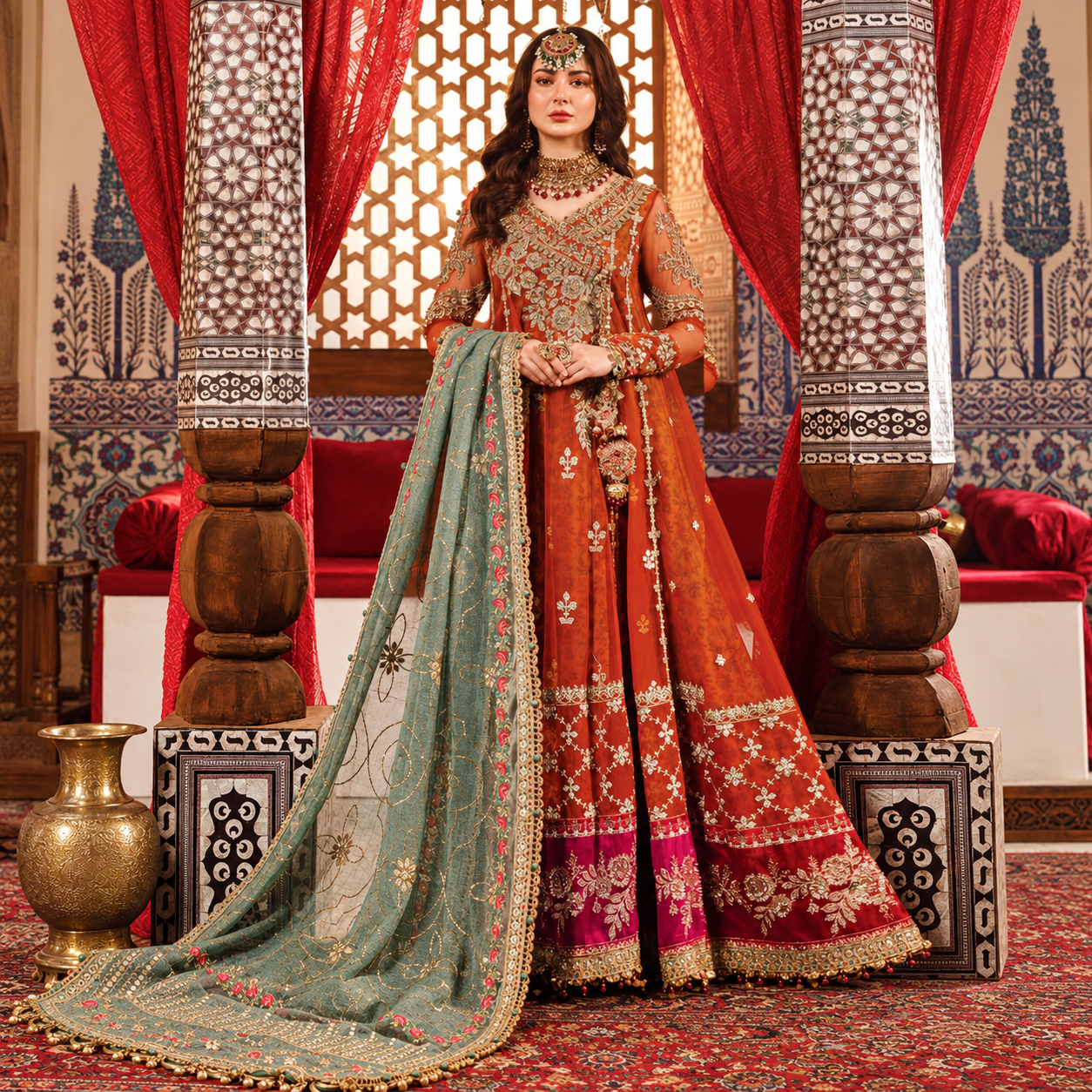 Maria B Mbroidered Wedding Edition D6 Ayla's Atelier