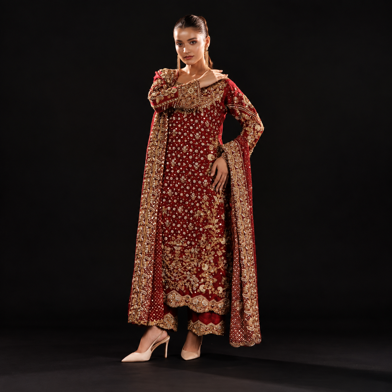 Usama Silk - Crimson Jewelcourt Ayla's Atelier