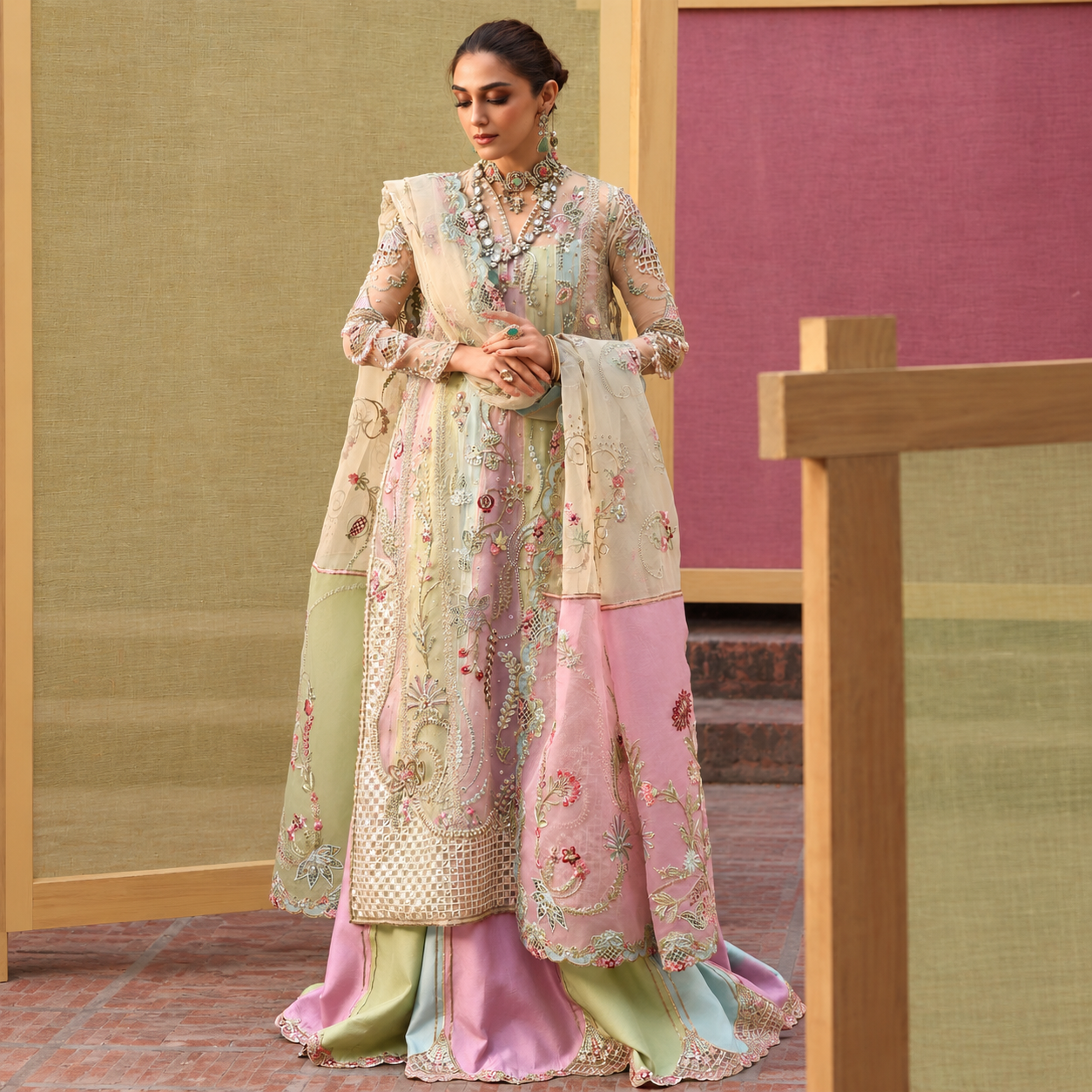 Crimson - Rangoli Ayla's Atelier