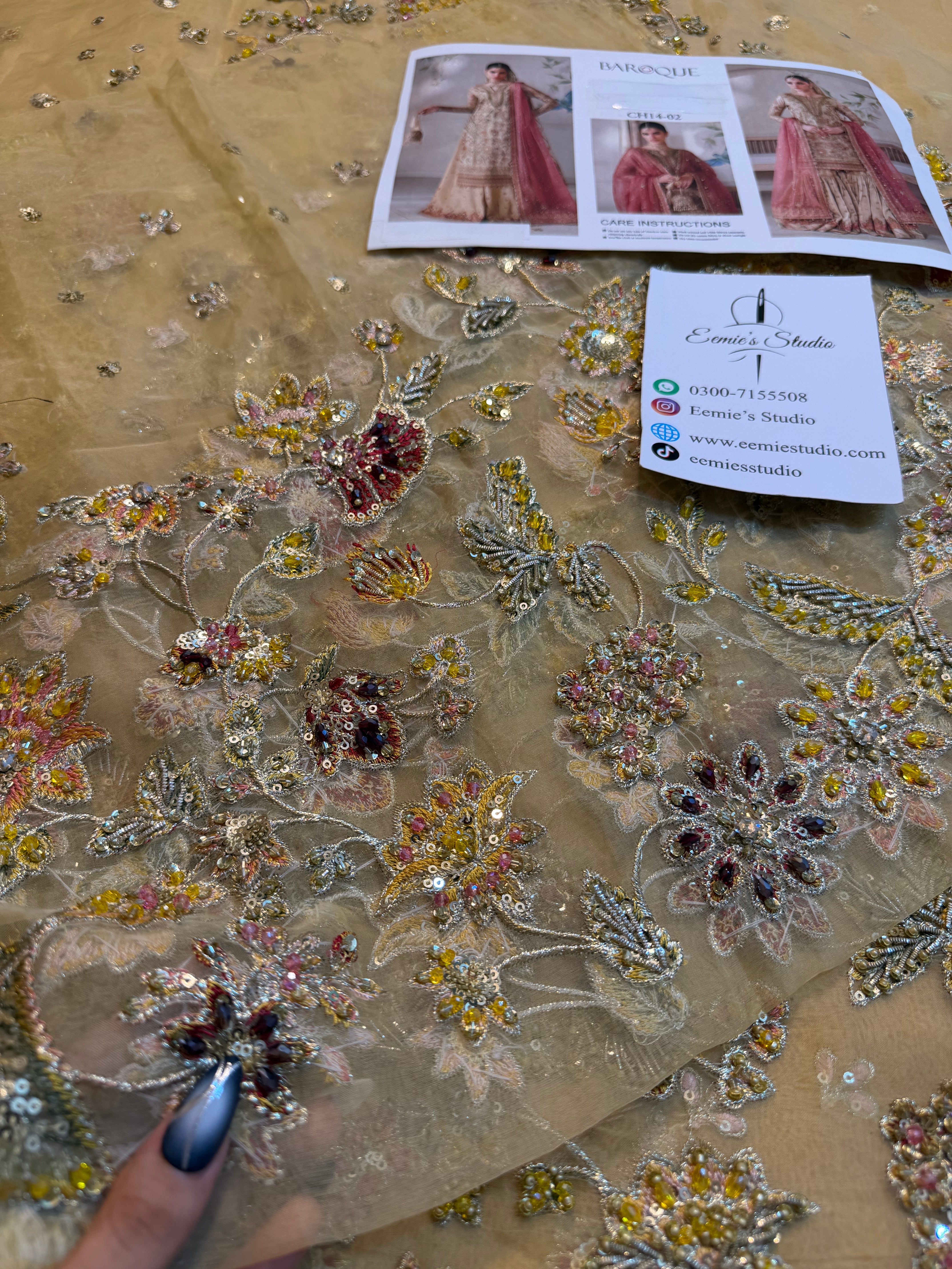 Baroque Chantelle EMBROIDERED CH14-02 Ayla's Atelier